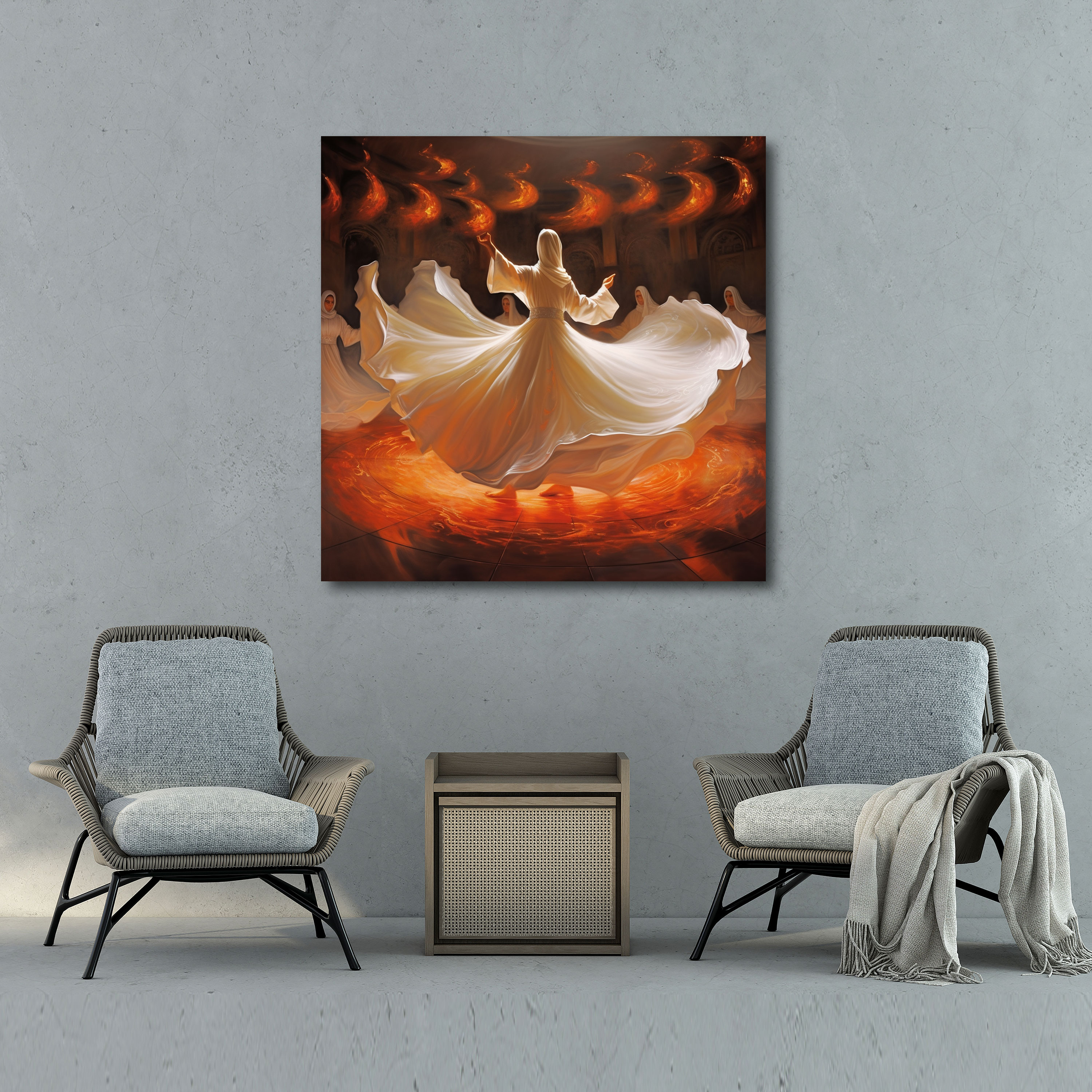 Anatolia Whirling Dervishes Wall Art - Anatolia, Canvas Print, Anatolia, Mystical Sufi Dancers
