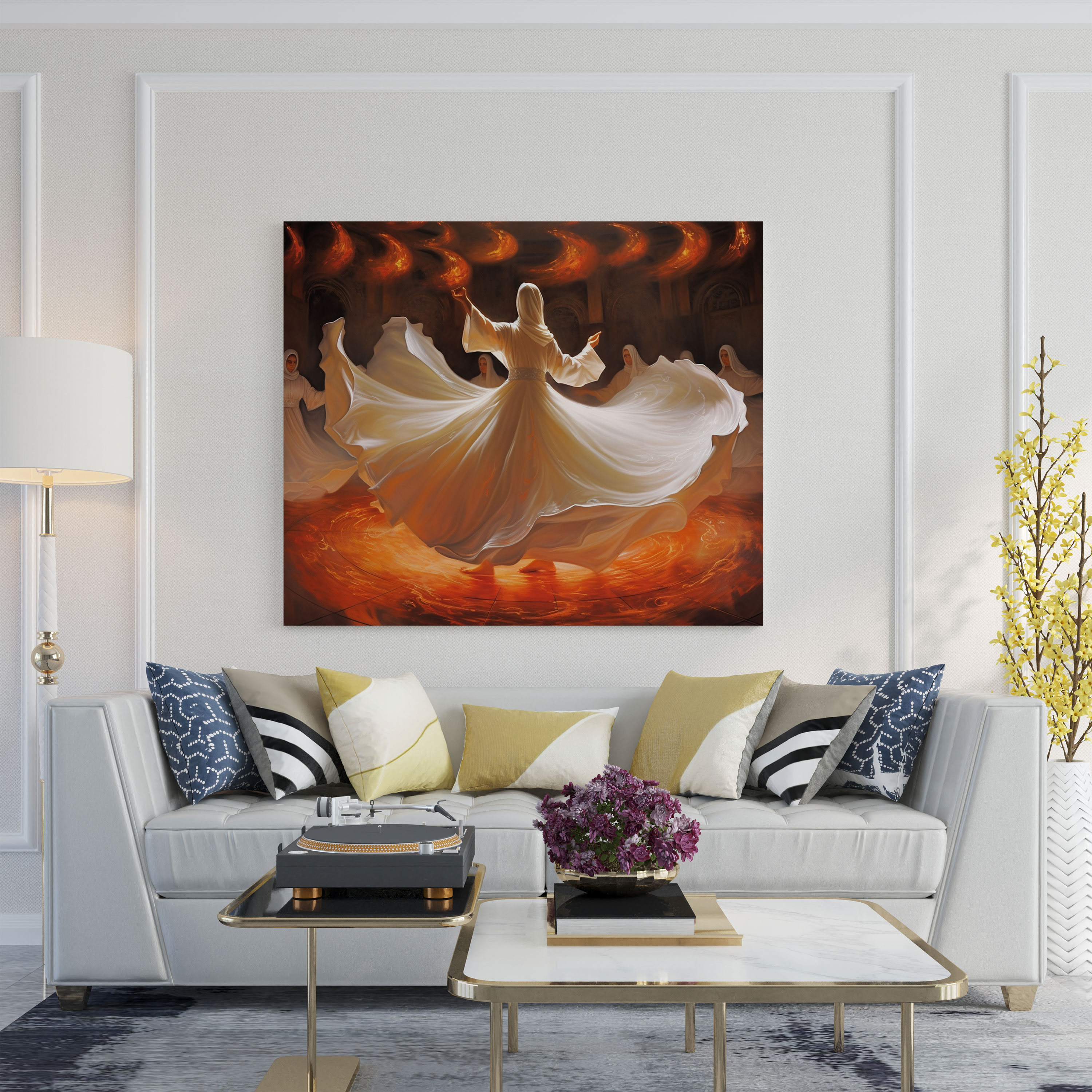 Anatolia Whirling Dervishes Wall Art - Anatolia, Canvas Print, Anatolia, Mystical Sufi Dancers