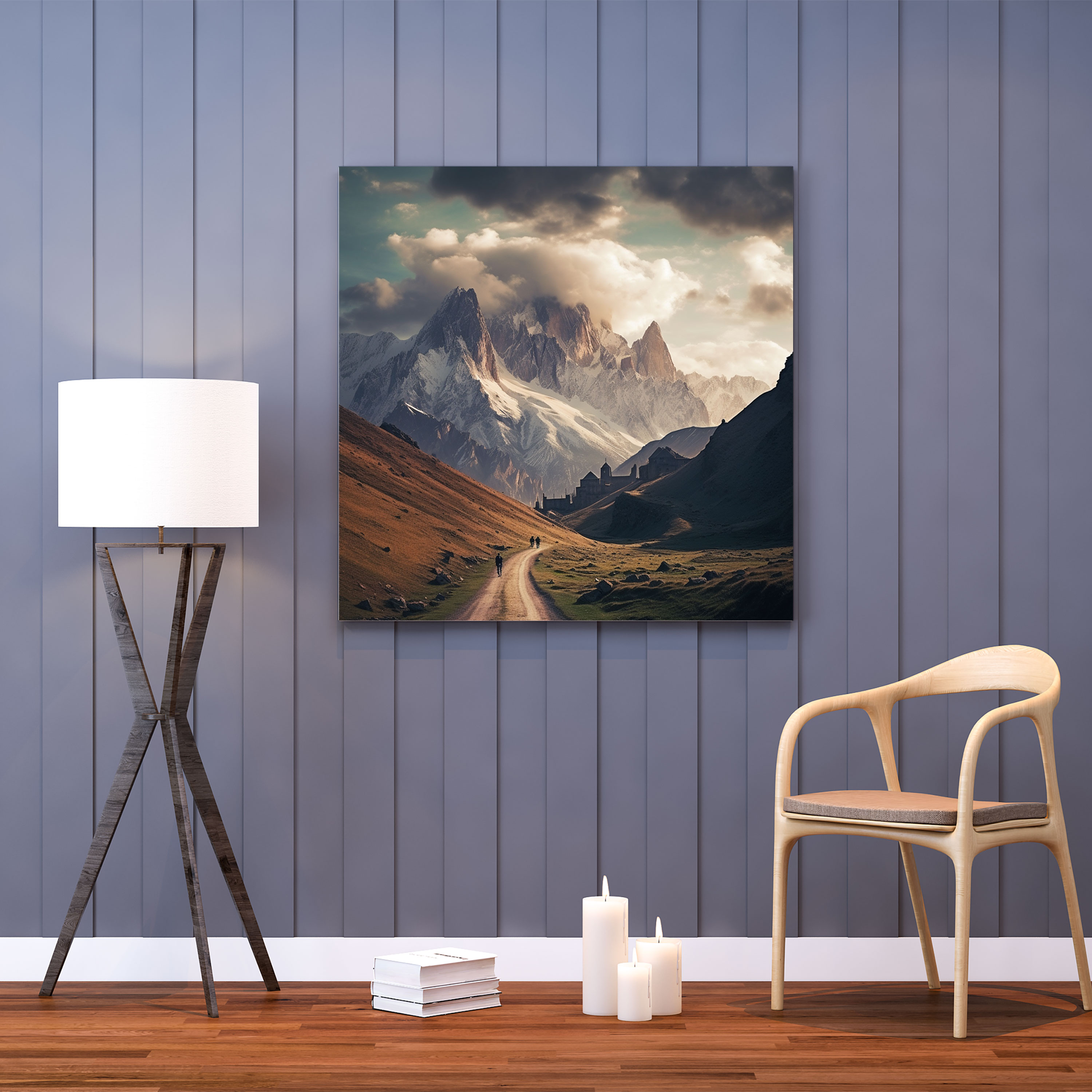 Anatolia Wall Art - Majestic Mountain Landscape Canvas Print - Anatolia, Home Decoration, Canvas Wall Art, Anatolia