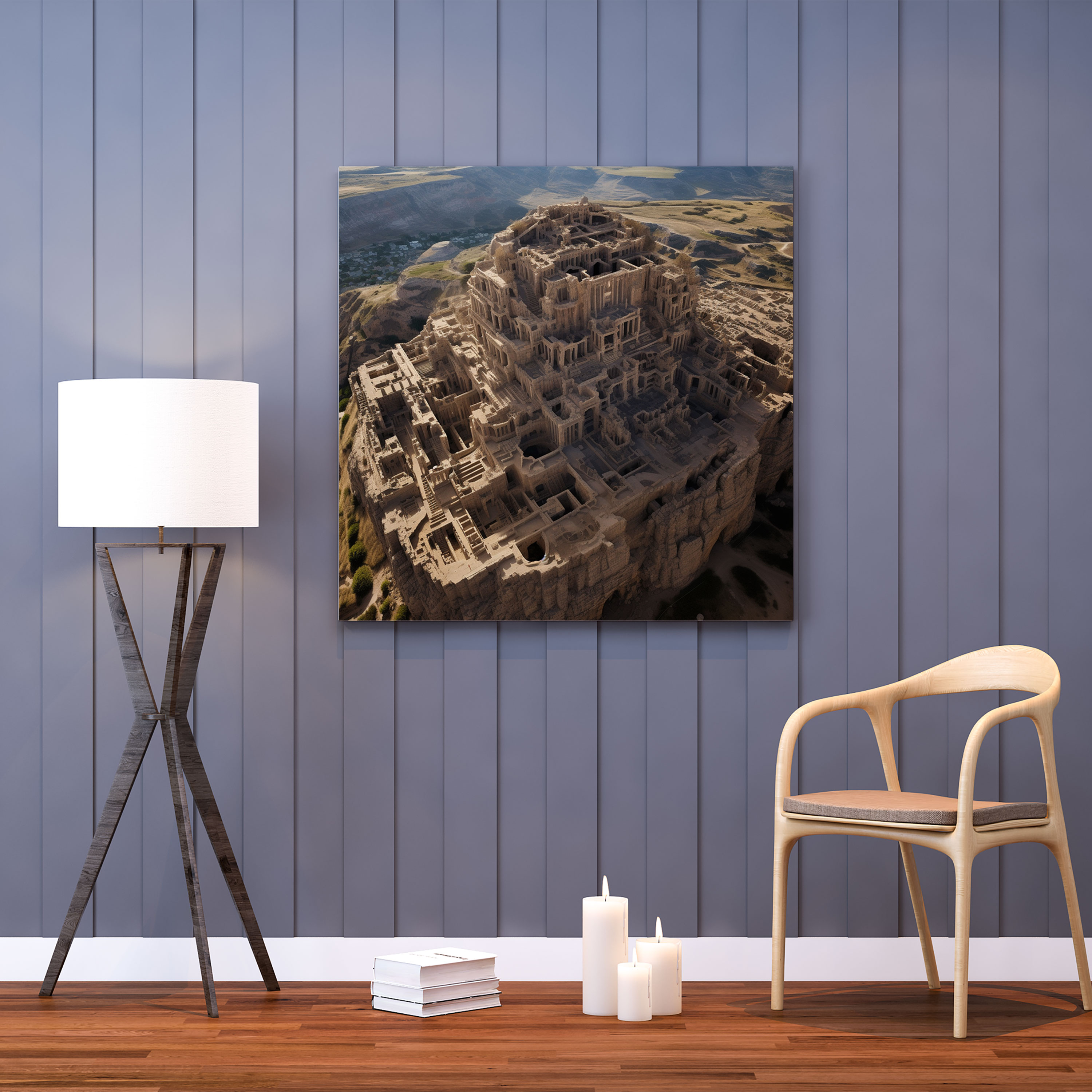 Anatolia Canvas Print - Aerial View Of Ancient Architectural Splendors - Anatolia, Canvas Wall Art, Architectural Wonders, Canvas