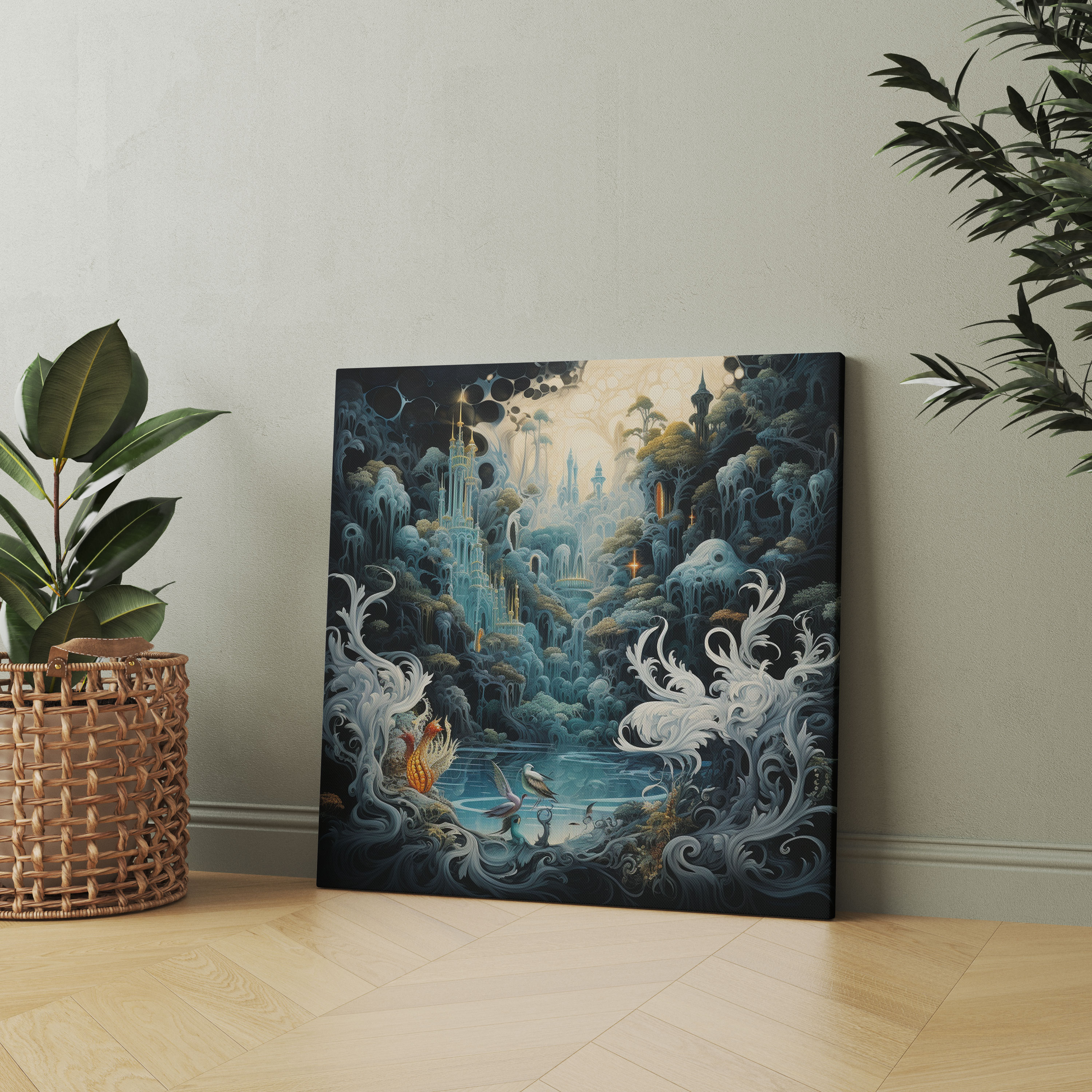 Anatolia Wall Art - Mystical Folklore-Inspired Canvas Print - Anatolia, Home Decoration, Mystical Painting, Canvas