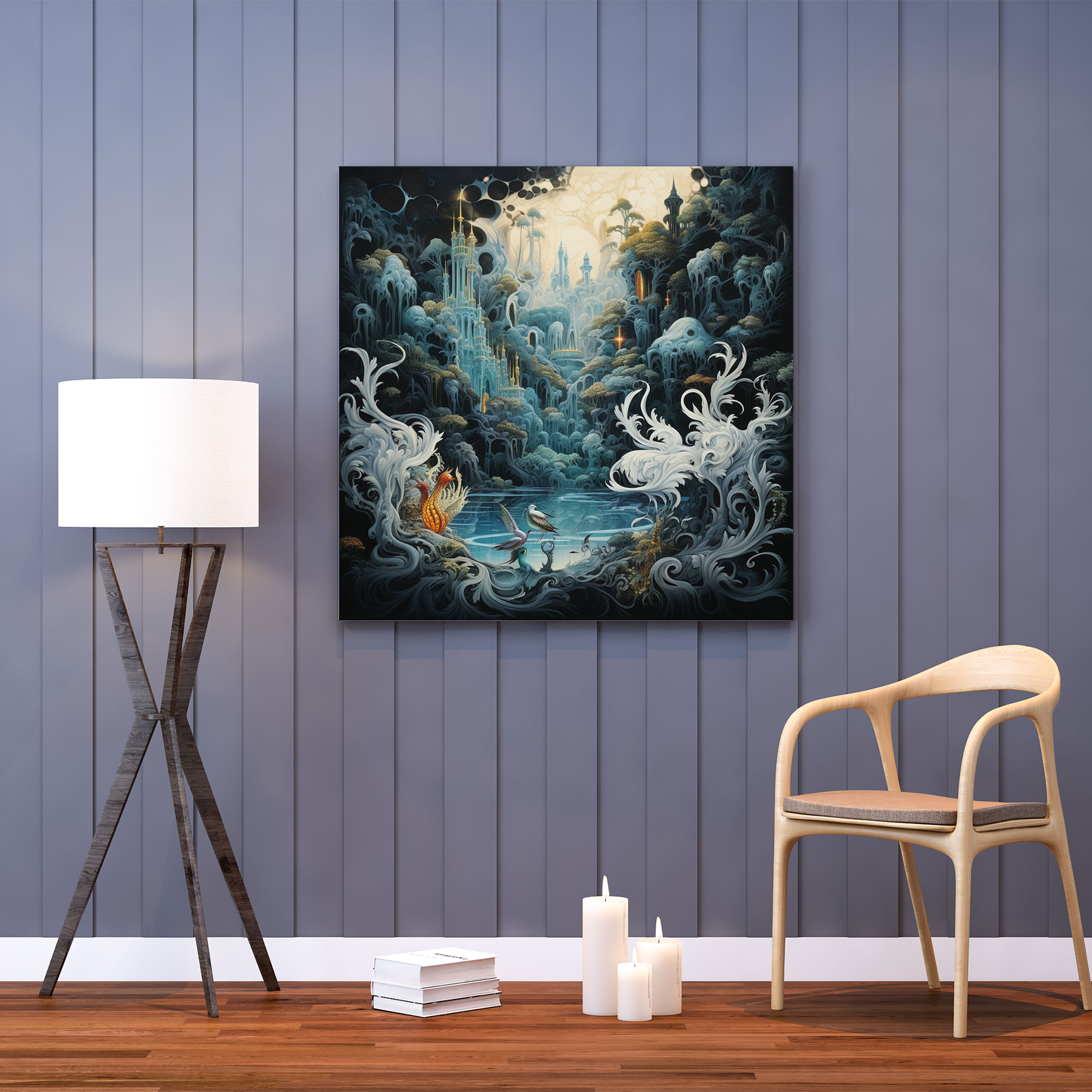 Anatolia Wall Art - Mystical Folklore-Inspired Canvas Print - Anatolia, Home Decoration, Mystical Painting, Canvas