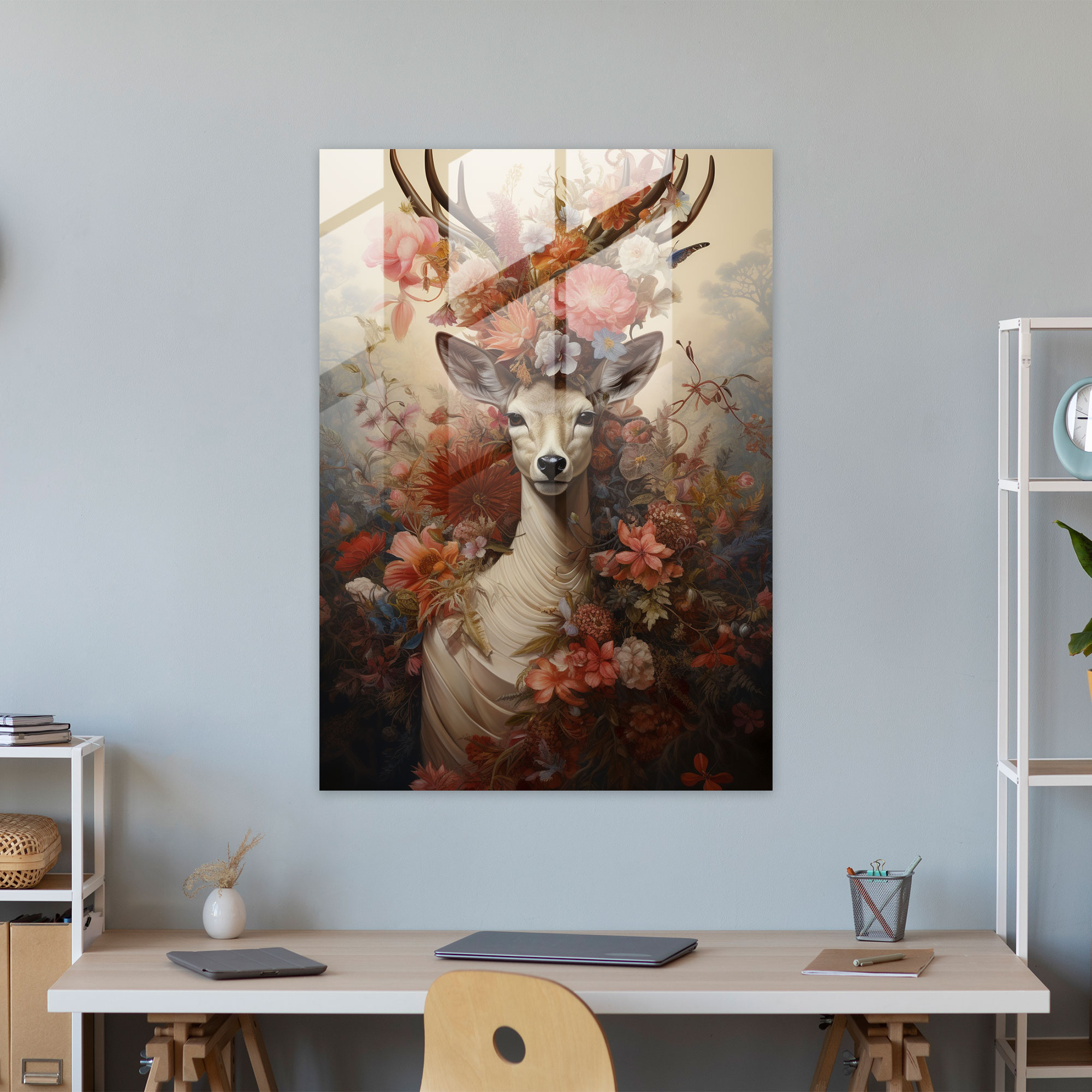 Afro Nature Glass Wall Art - Afro, Wall Decoration, Lush Landscapes, Nature Artwork