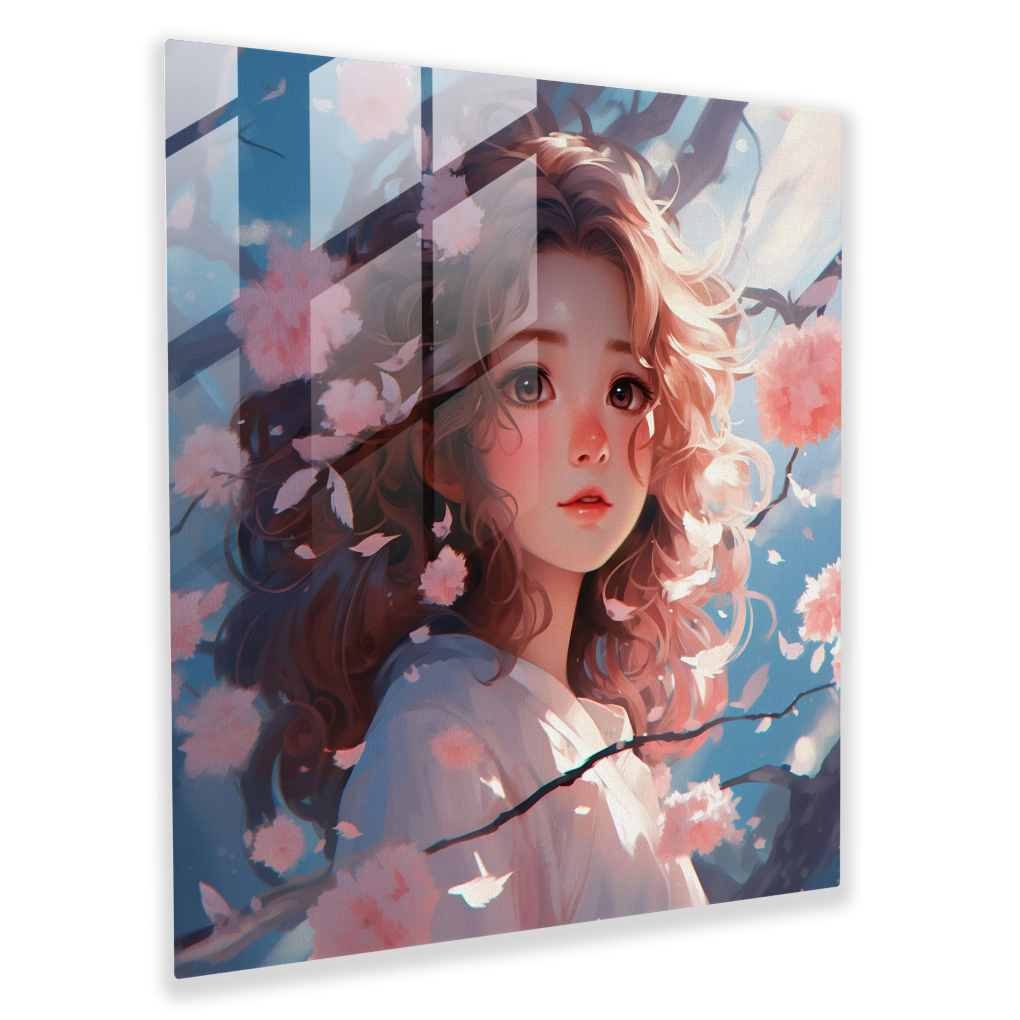 Asian Anime Glass Print - Asian, Glass Print, Wall Decoration, Glass Wall Art