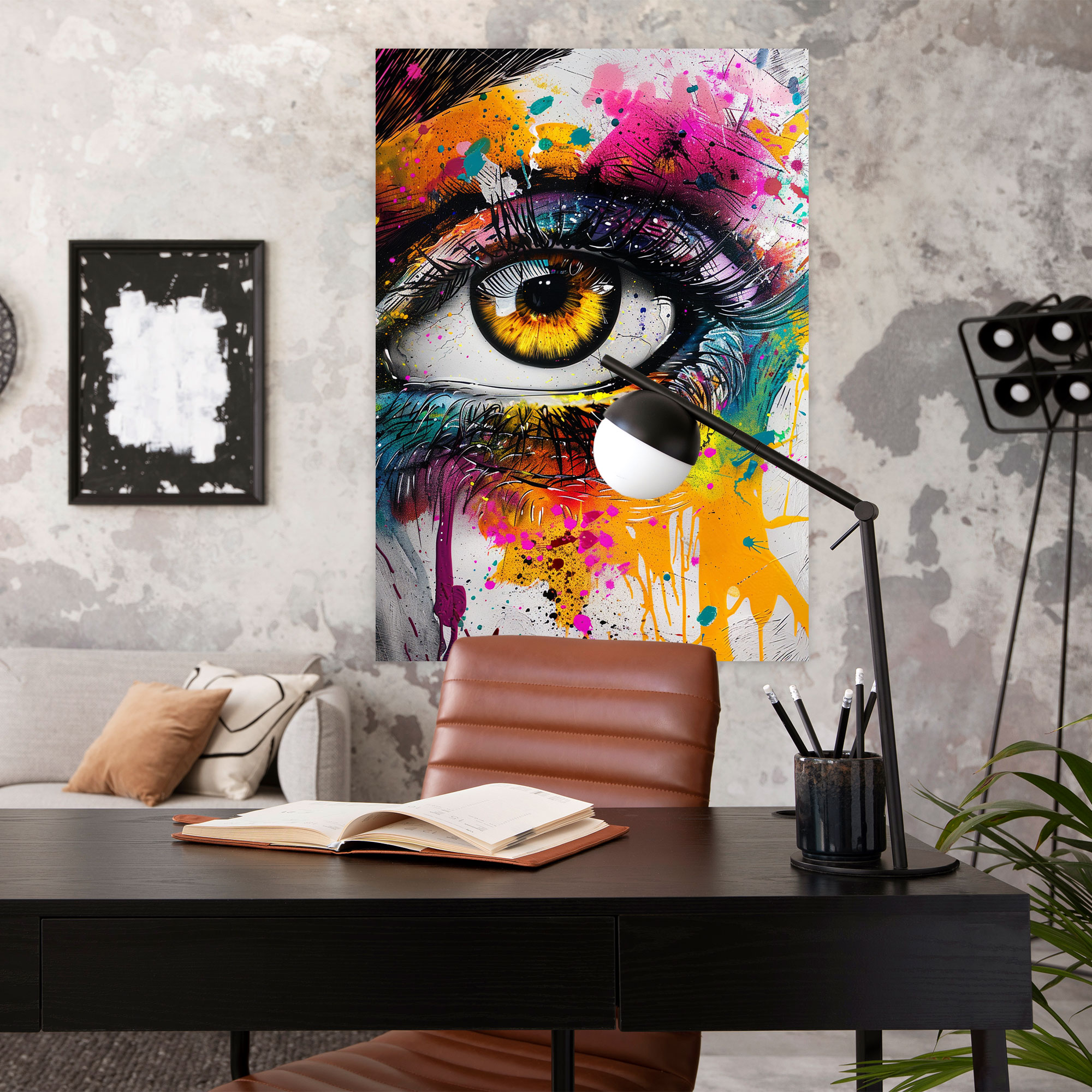 Bold Graffiti Wall Decoration - Ashvin Harrison, Canvas, Home Decoration, Canvas Wall Art