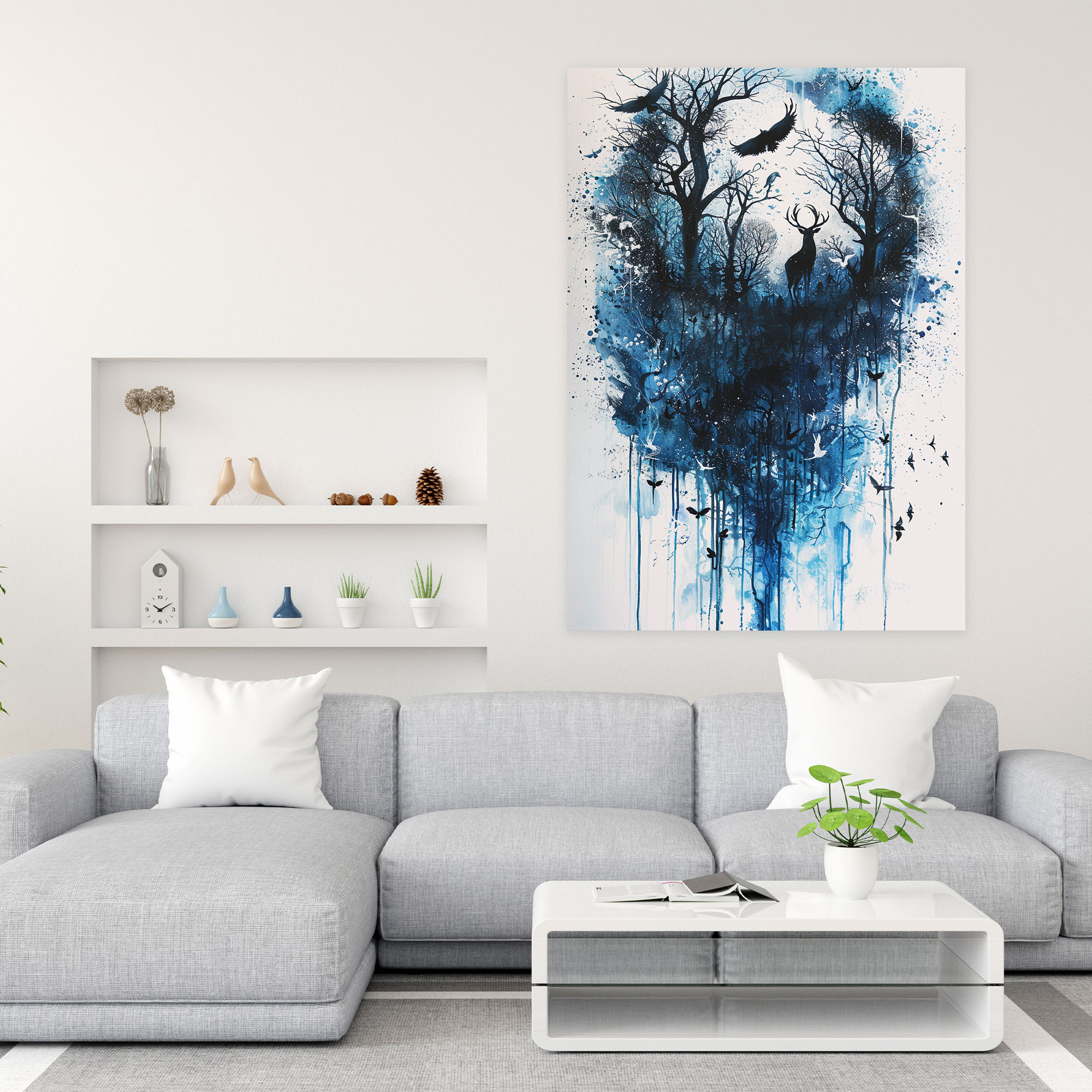 Magical Creatures Canvas Print - Ashvin Harrison, Wall Decoration, Ashvin Harrison Style, Canvas