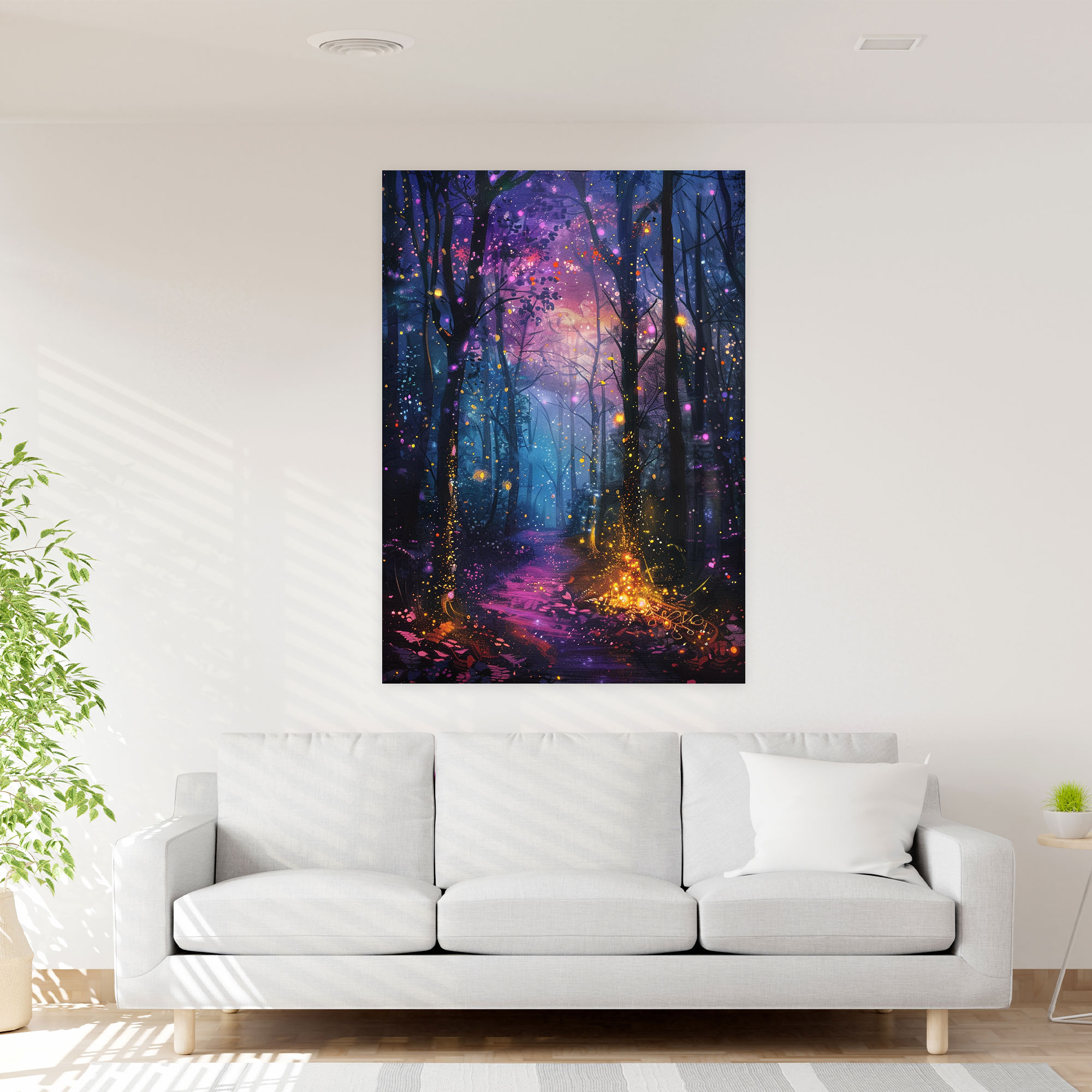 Ashvin Harrison Canvas Wall Art - Ashvin Harrison, Fairy Lights, Ashvin Harrison, Canvas Print