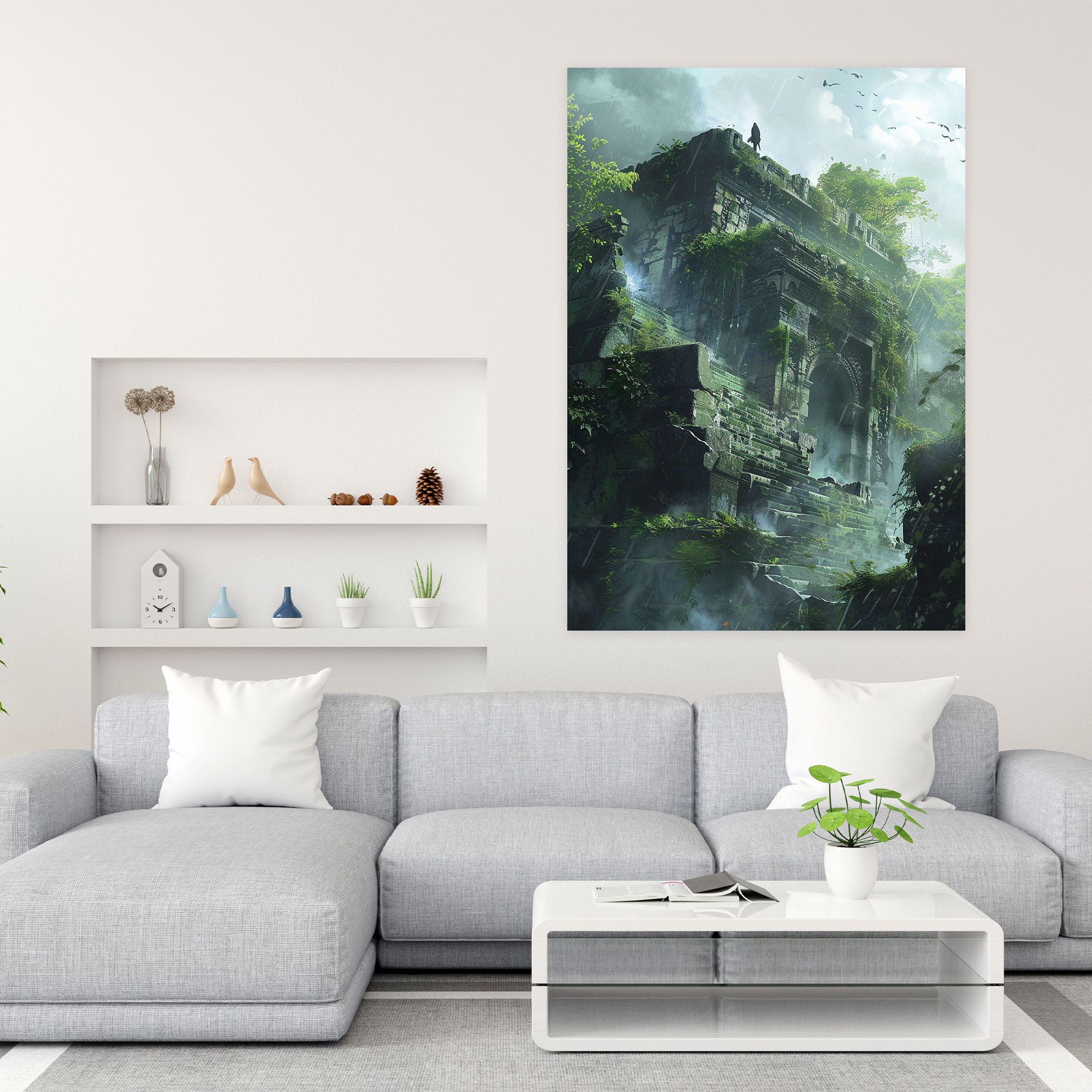 Ashvin Harrison Wall Decoration - Ashvin Harrison, Overgrown Vegetation, Canvas Print, Wall Art