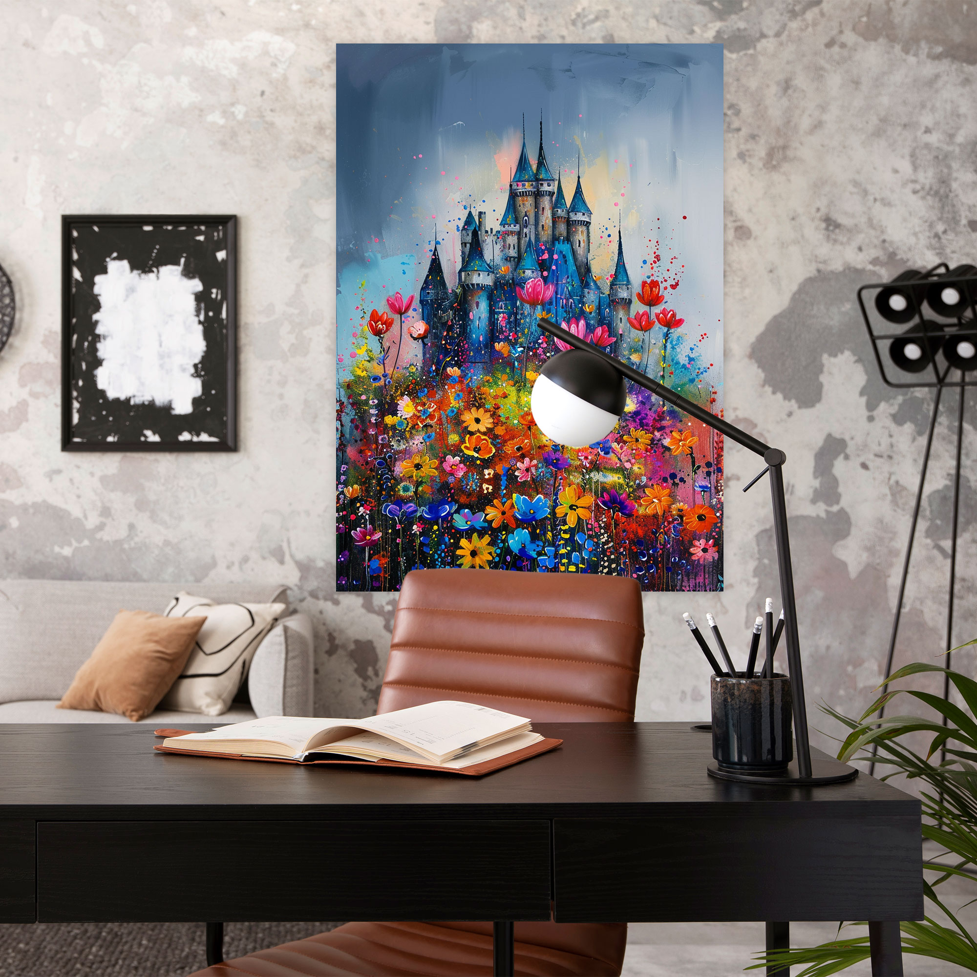 Fairytale Castle Wall Art - Ashvin Harrison, Wall Art, Canvas, Ashvin Harrison