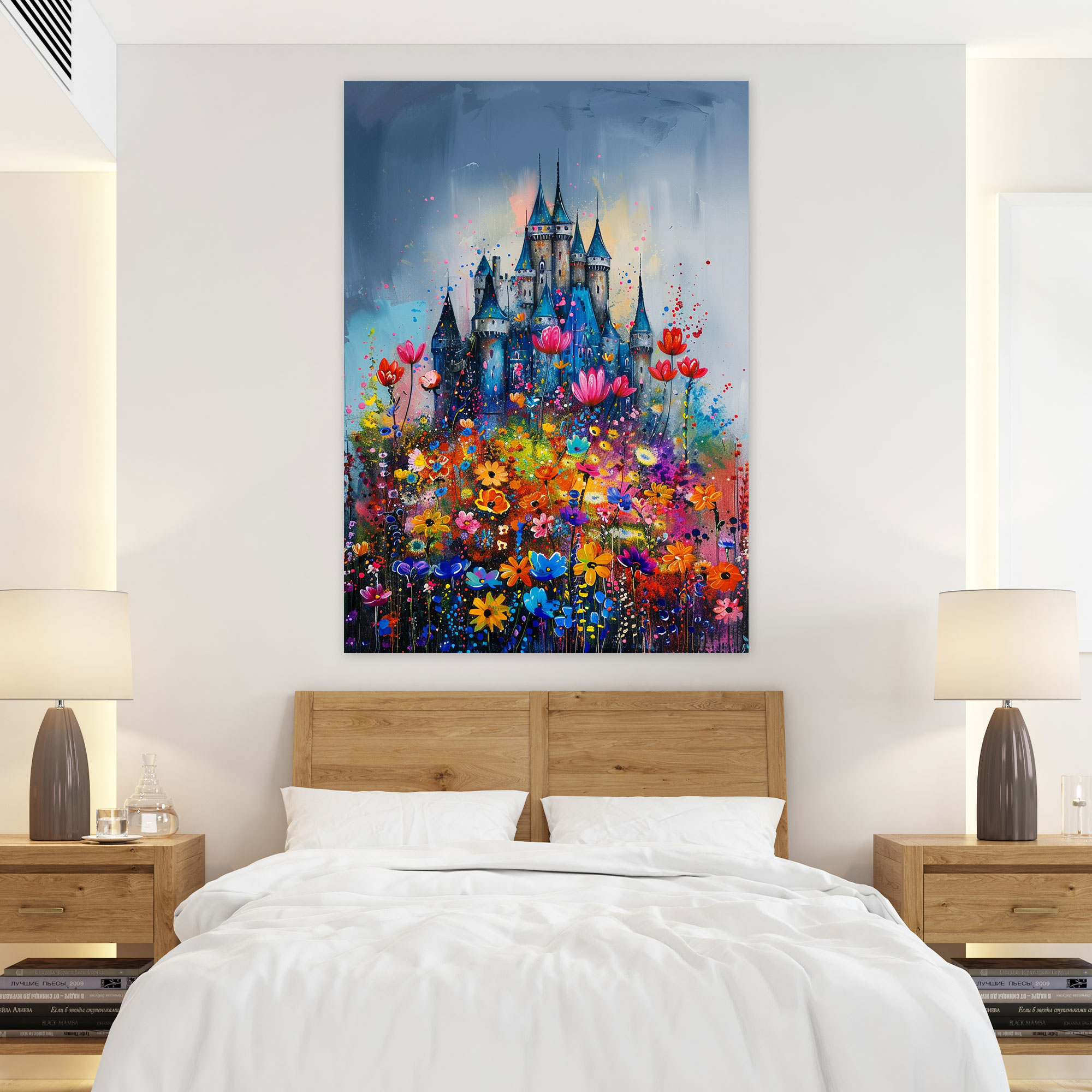 Fairytale Castle Wall Art - Ashvin Harrison, Wall Art, Canvas, Ashvin Harrison