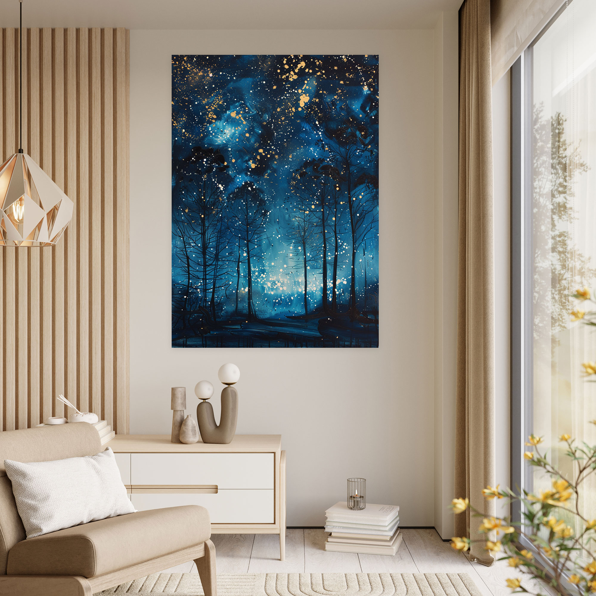Ashvin Harrison Celestial Wall Decoration - Ashvin Harrison, Canvas Wall Art, Wall Art, Home Decoration