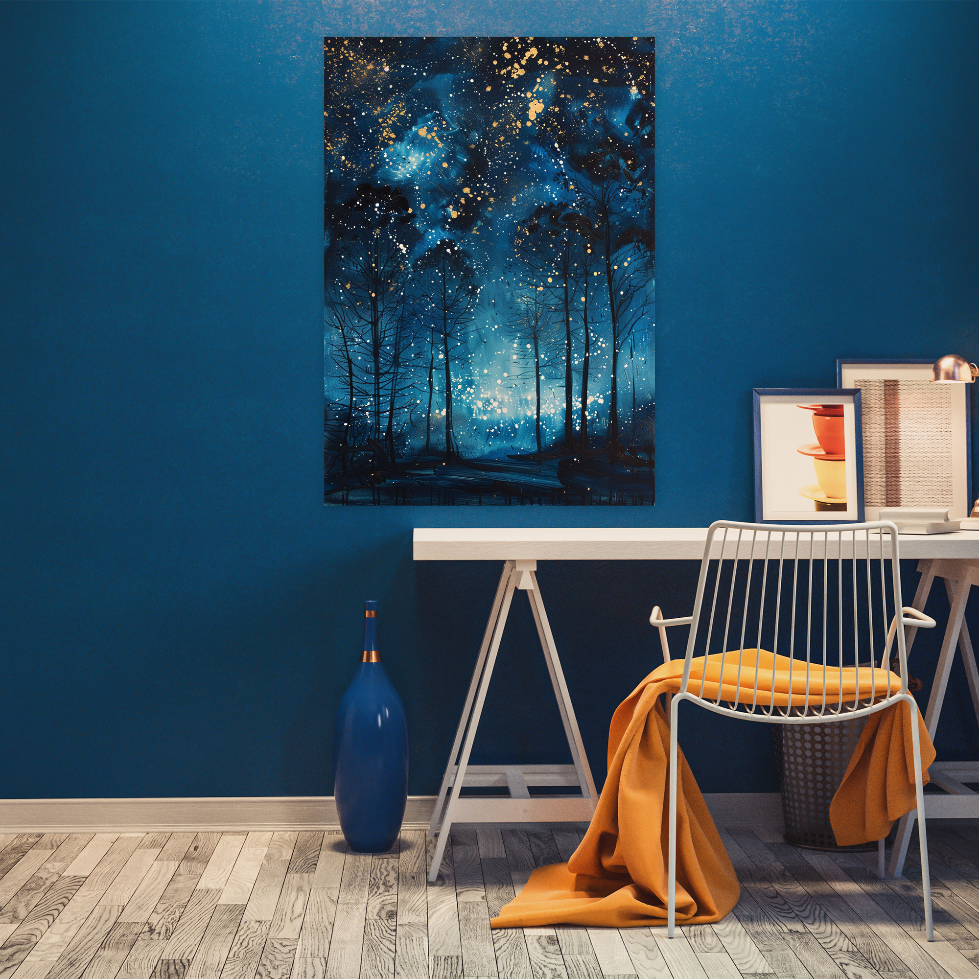 Ashvin Harrison Celestial Wall Decoration - Ashvin Harrison, Canvas Wall Art, Wall Art, Home Decoration