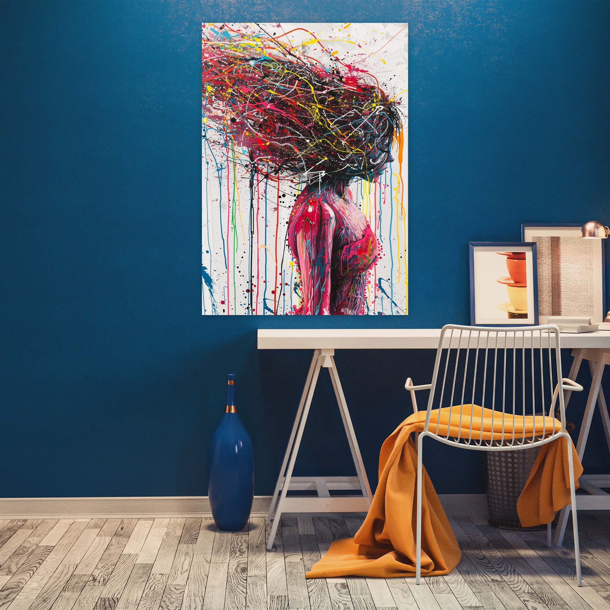Ashvin Harrison Graffiti Canvas Print - Ashvin Harrison, Canvas, Wall Art, Home Decoration