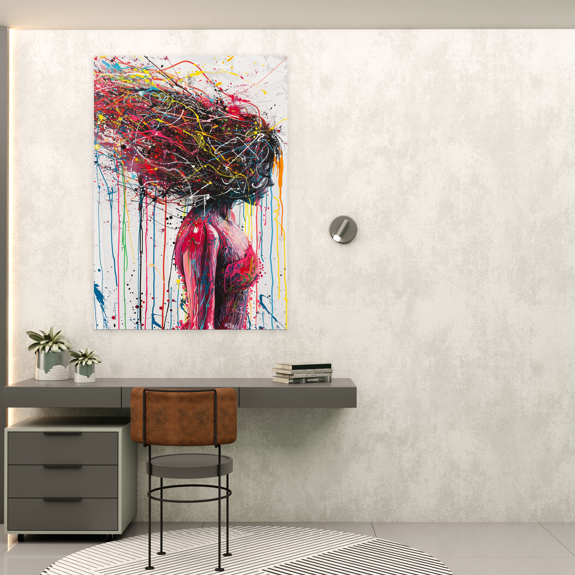 Ashvin Harrison Graffiti Canvas Print - Ashvin Harrison, Canvas, Wall Art, Home Decoration