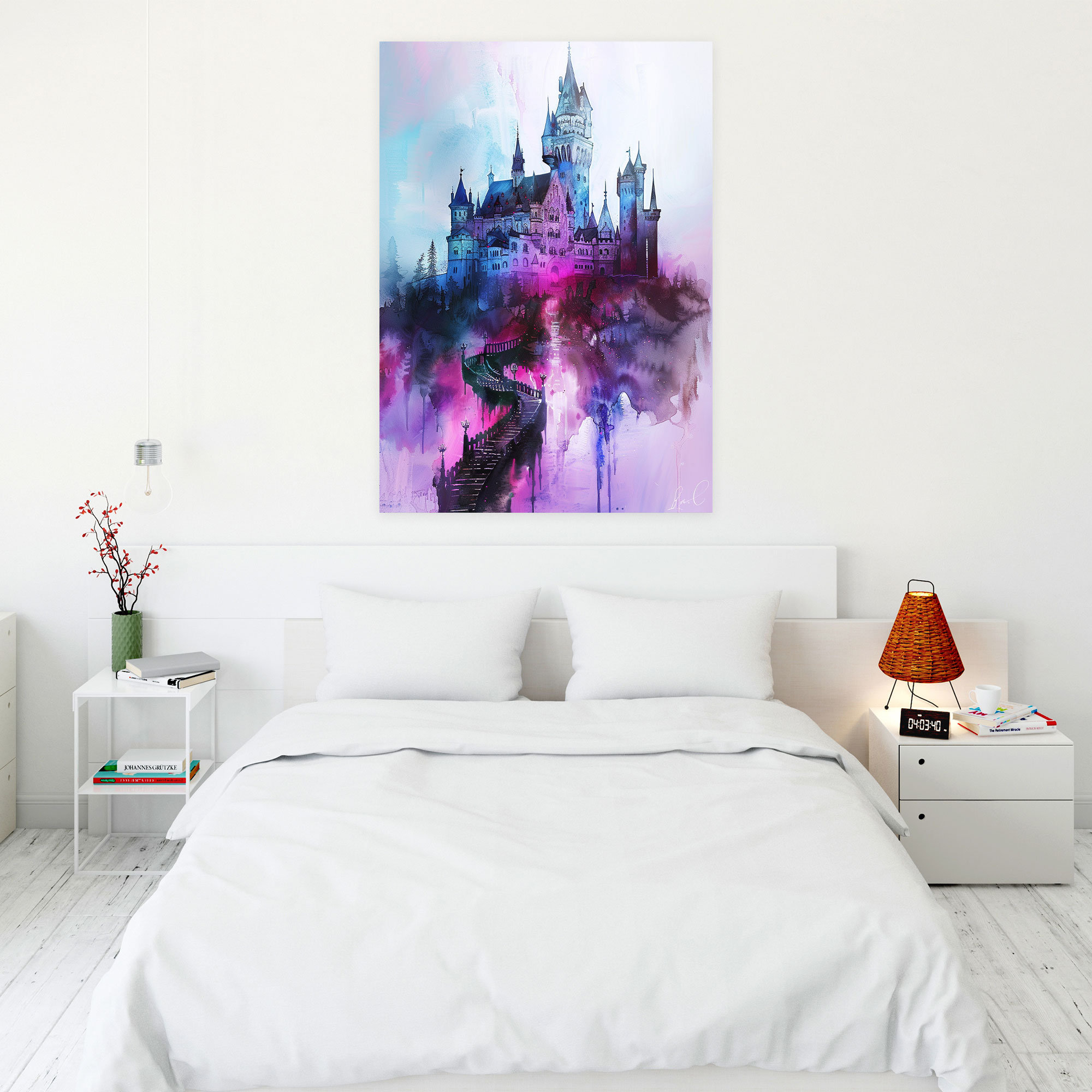 Ashvin Harrison Fairytale Castle Wall Art - Ashvin Harrison, Wall Decoration, Wall Art, Home Decoration
