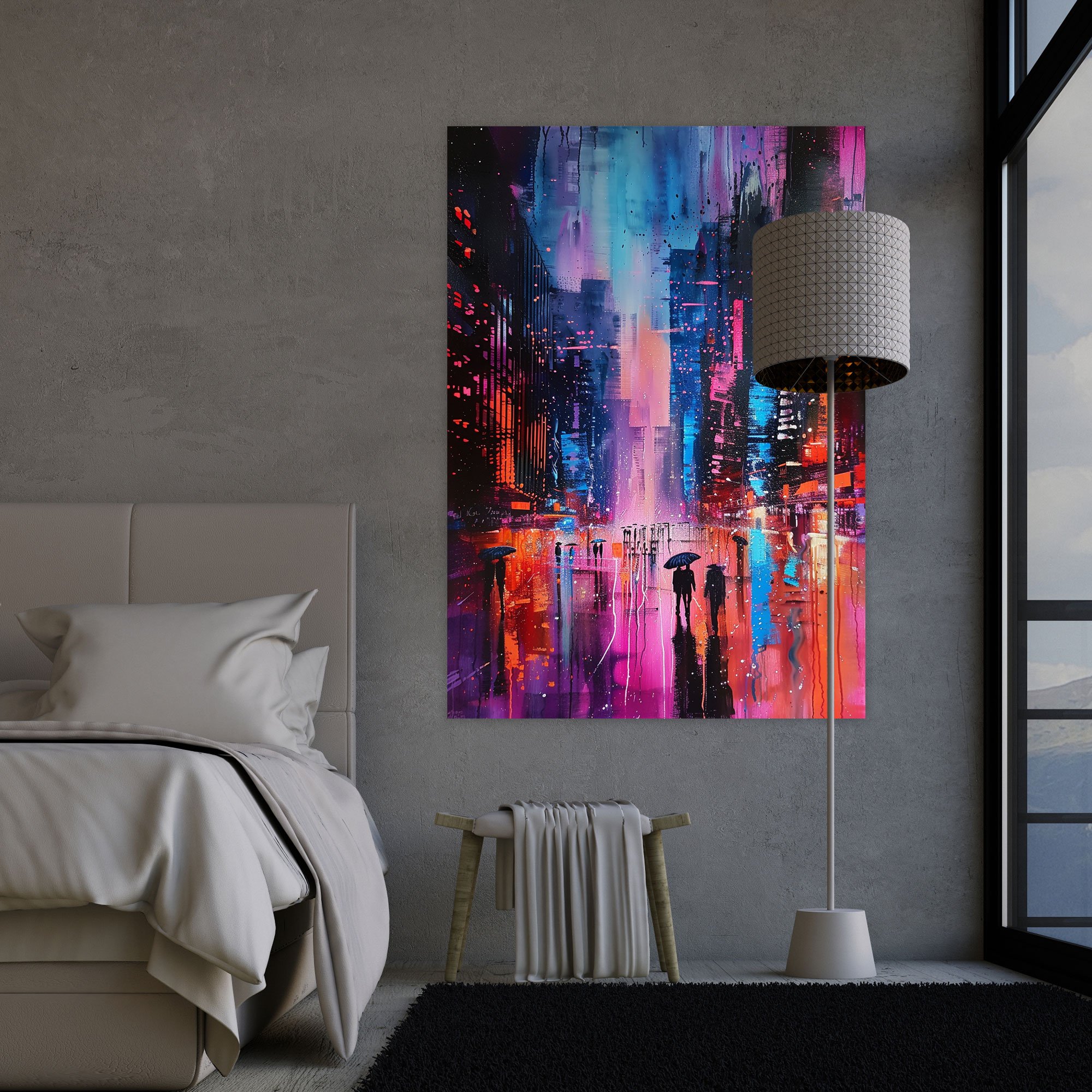 Ashvin Harrison Wall Art - Night Cityscape Canvas Print - Ashvin Harrison, Ashvin Harrison, Wall Art, Home Decoration