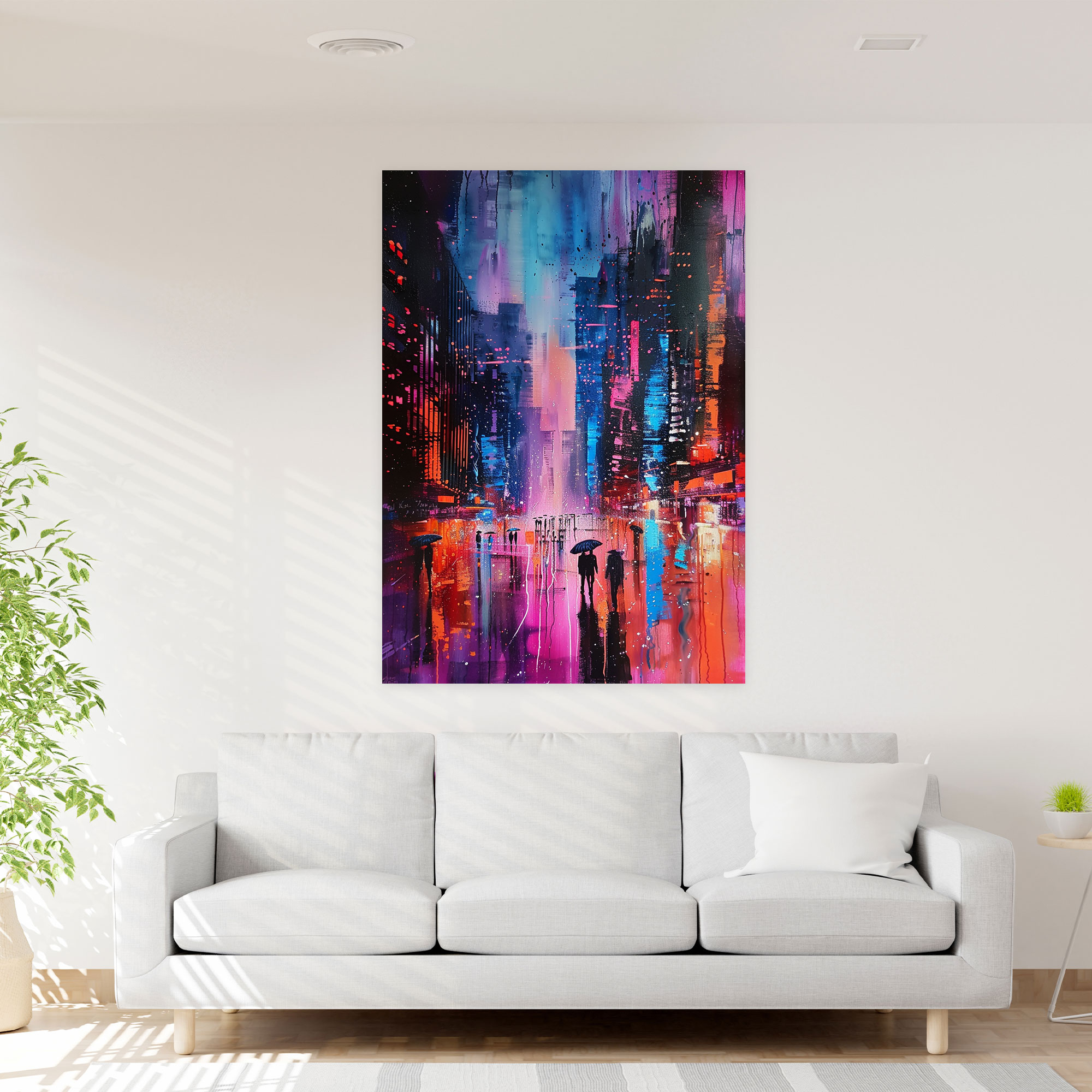 Ashvin Harrison Wall Art - Night Cityscape Canvas Print - Ashvin Harrison, Ashvin Harrison, Wall Art, Home Decoration
