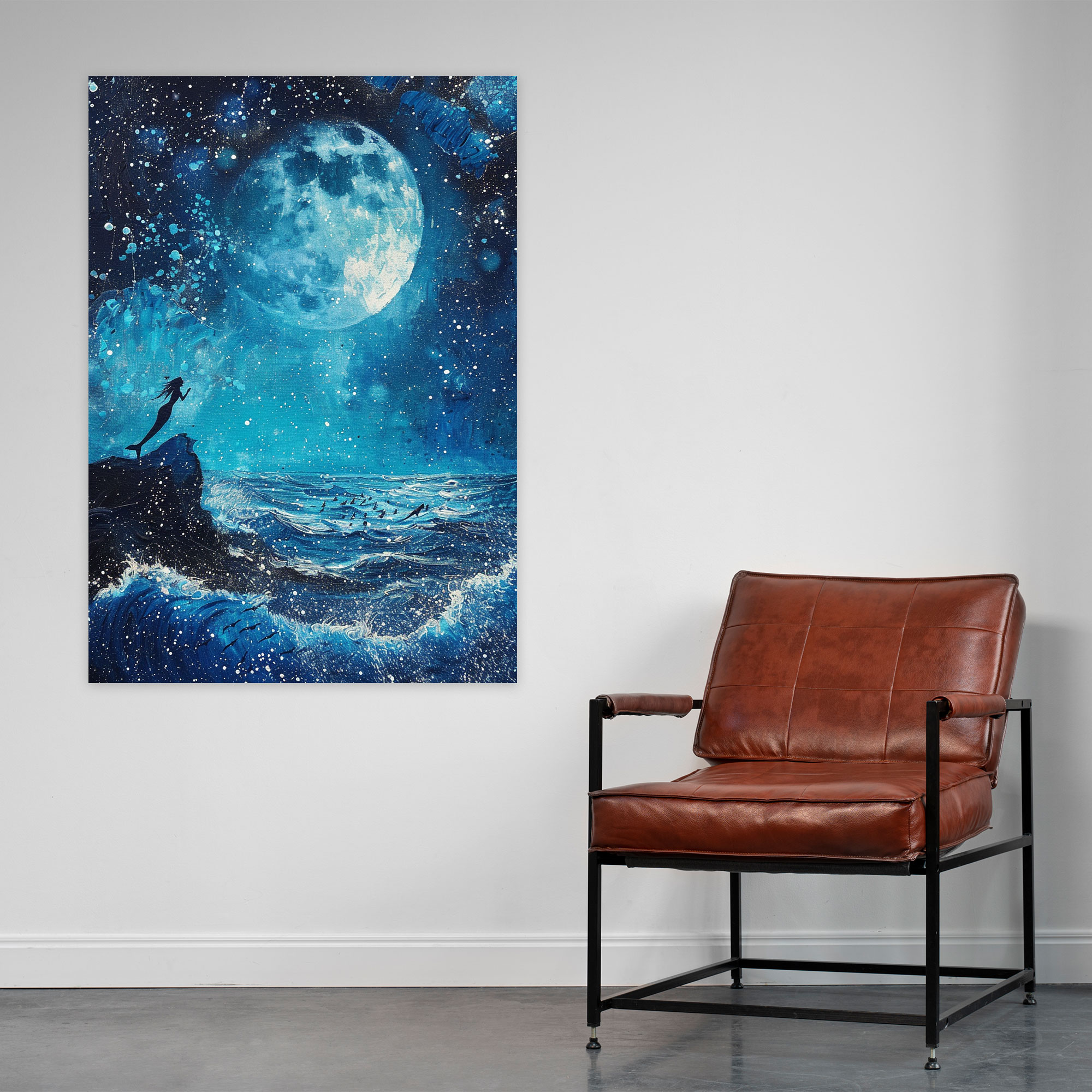 Ashvin Harrison Wall Decoration - Starry Mermaid Canvas Print - Ashvin Harrison, Wall Art, Canvas Print, Ashvin Harrison
