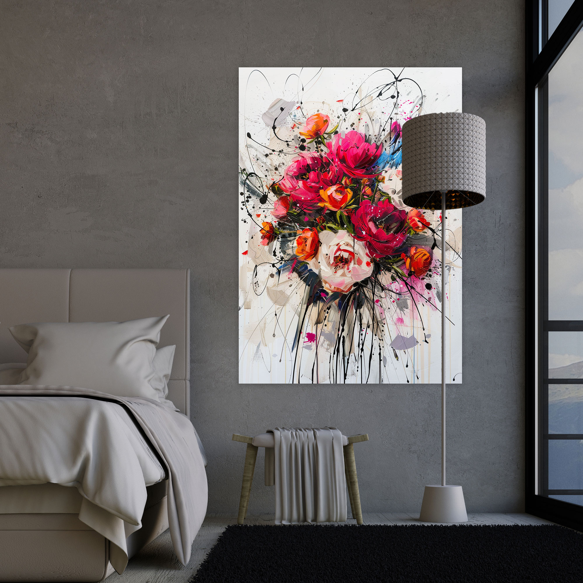 Elegant Floral Bouquet Canvas Print By Ashvin Harrison - Ashvin Harrison, Canvas Print, Canvas, Ashvin Harrison
