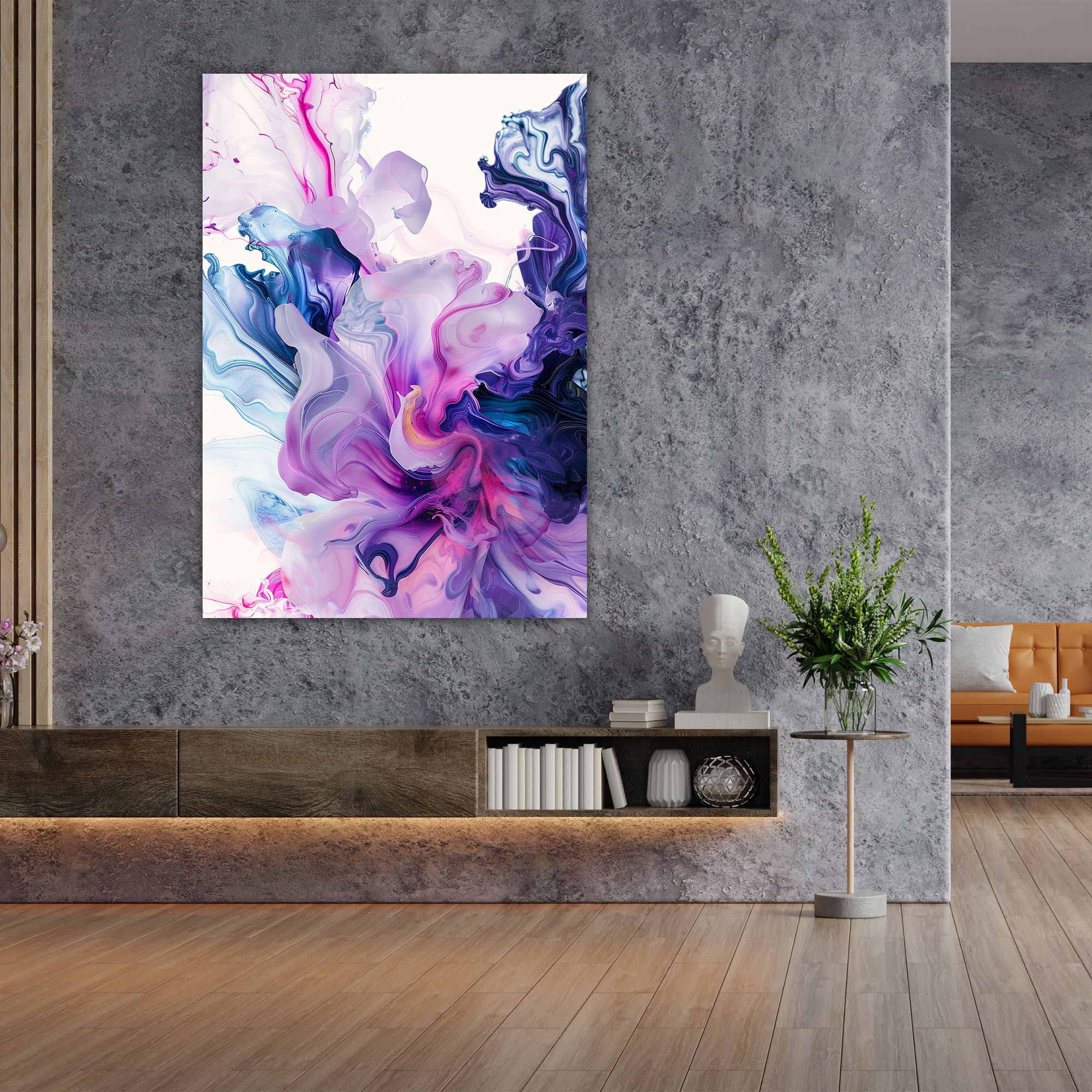 Abstract Floral Pastel Hues Wall Art - Ashvin Harrison, Floral, Canvas Print, Elegant
