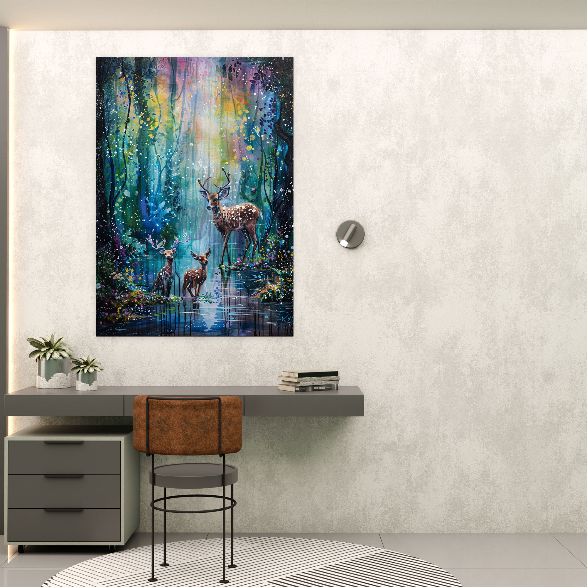 Ashvin Harrison Forest Wall Decoration - Ashvin Harrison, Wall Art, Wall Decoration, Canvas