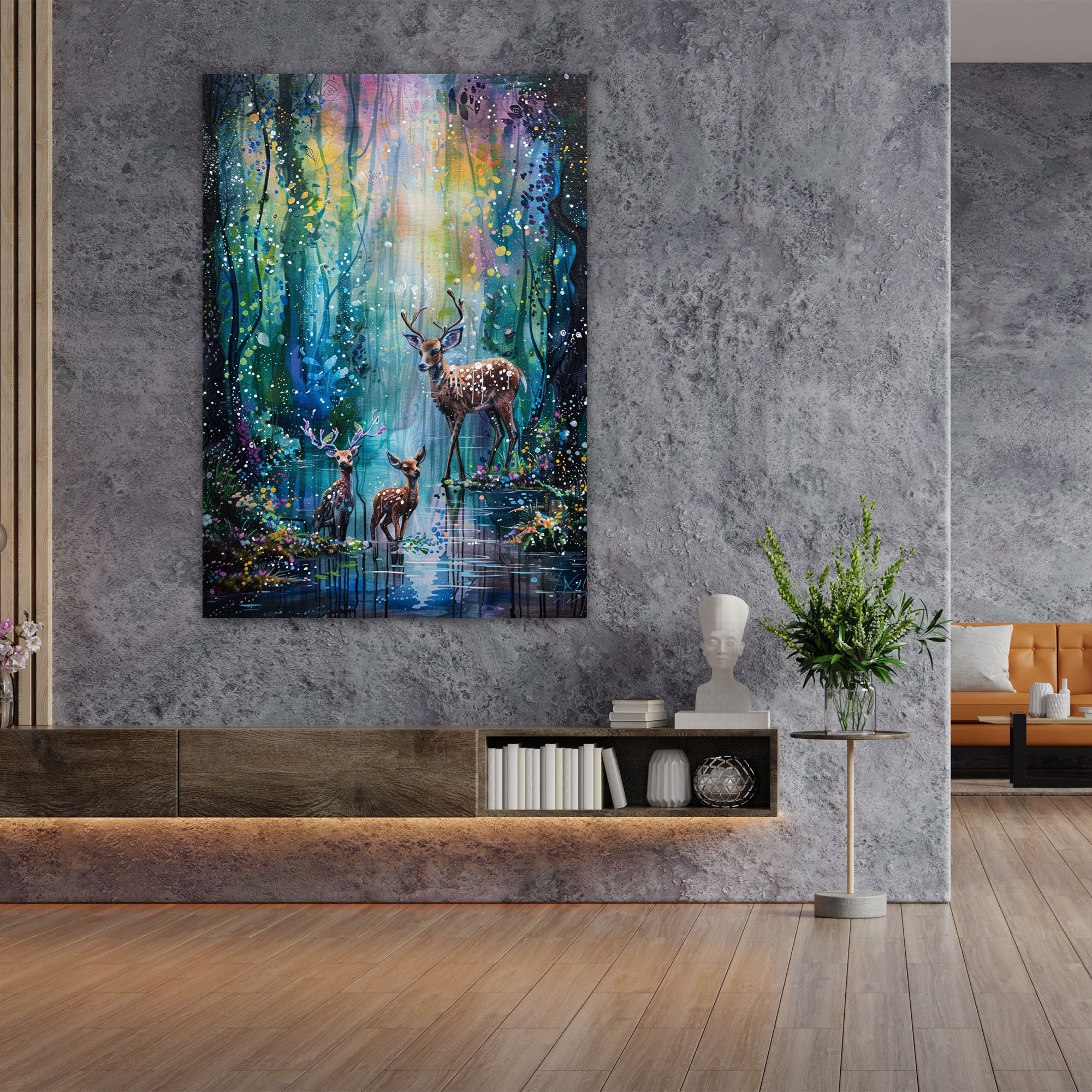Ashvin Harrison Forest Wall Decoration - Ashvin Harrison, Wall Art, Wall Decoration, Canvas