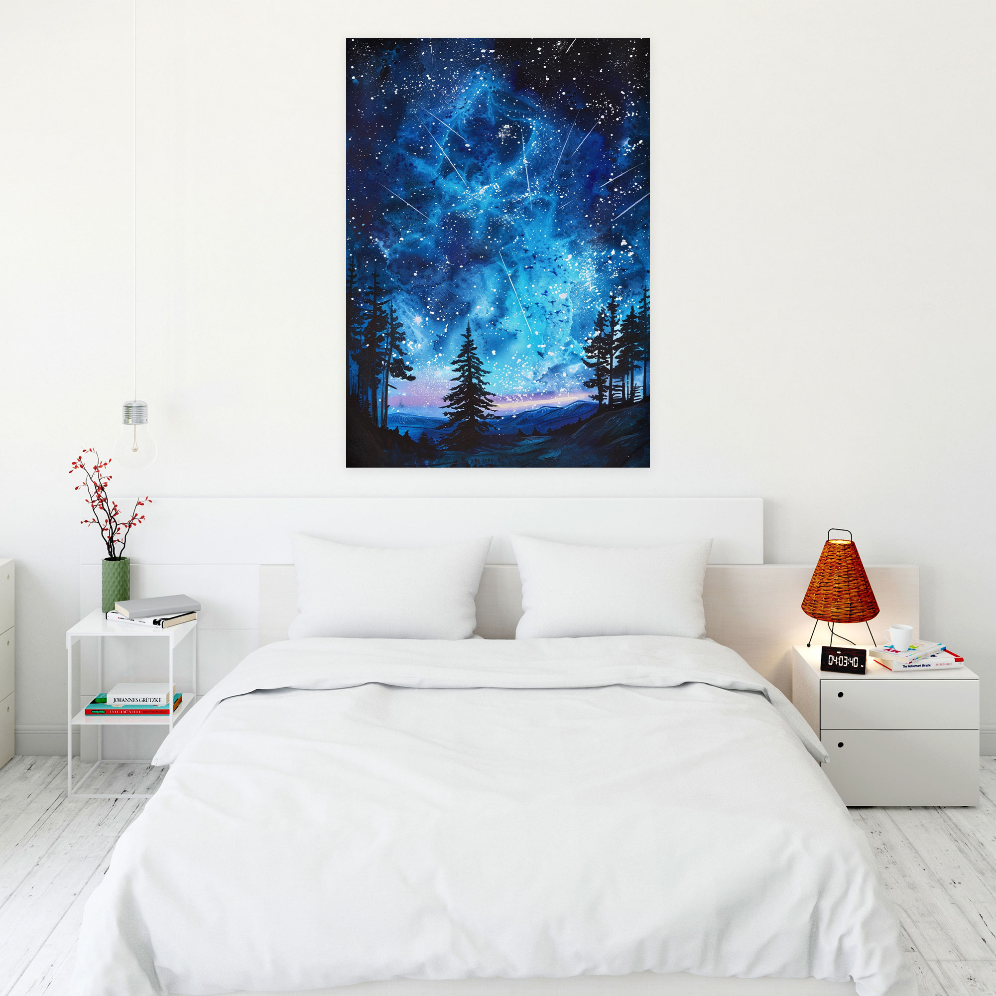 Ashvin Harrison Göksel Gece Manzara Kanvas Tablo - Duvar Dekorasyonu Ashvin Harrison
