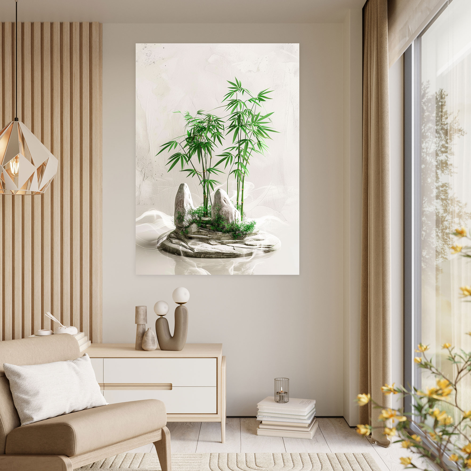 Ashvin Harrison Zen Garden Wall Decoration - Ashvin Harrison, Canvas Print, Wall Decoration, Ashvin Harrison