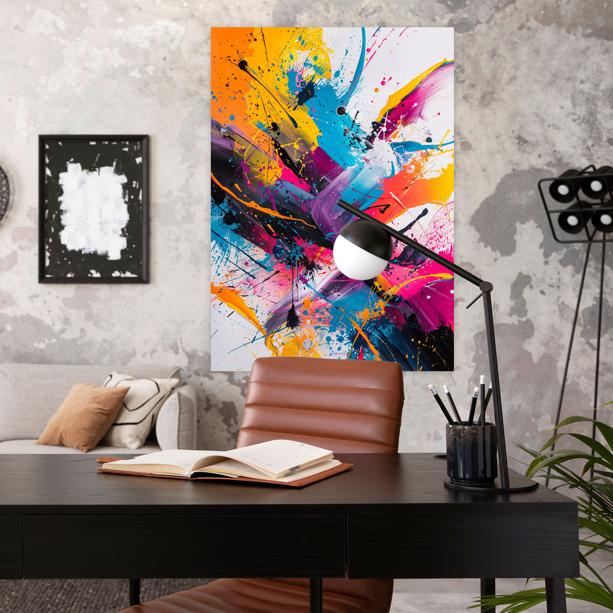 Ashvin Harrison Abstract Canvas Print - Ashvin Harrison, Wall Decoration, Canvas Wall Art, Ashvin Harrison
