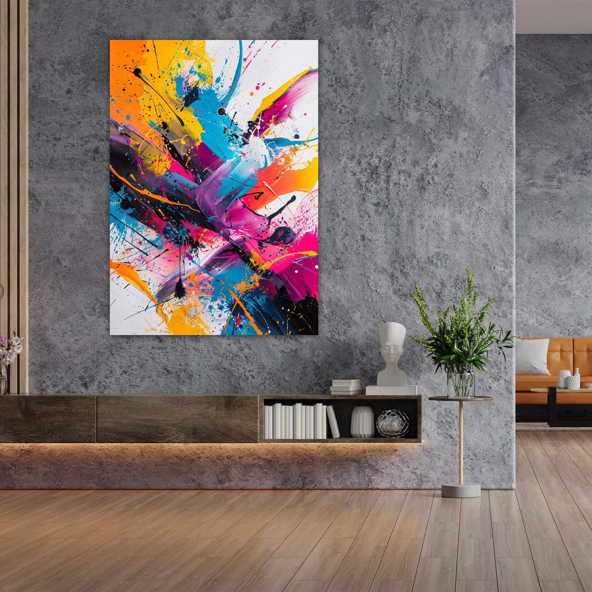 Ashvin Harrison Abstract Canvas Print - Ashvin Harrison, Wall Decoration, Canvas Wall Art, Ashvin Harrison