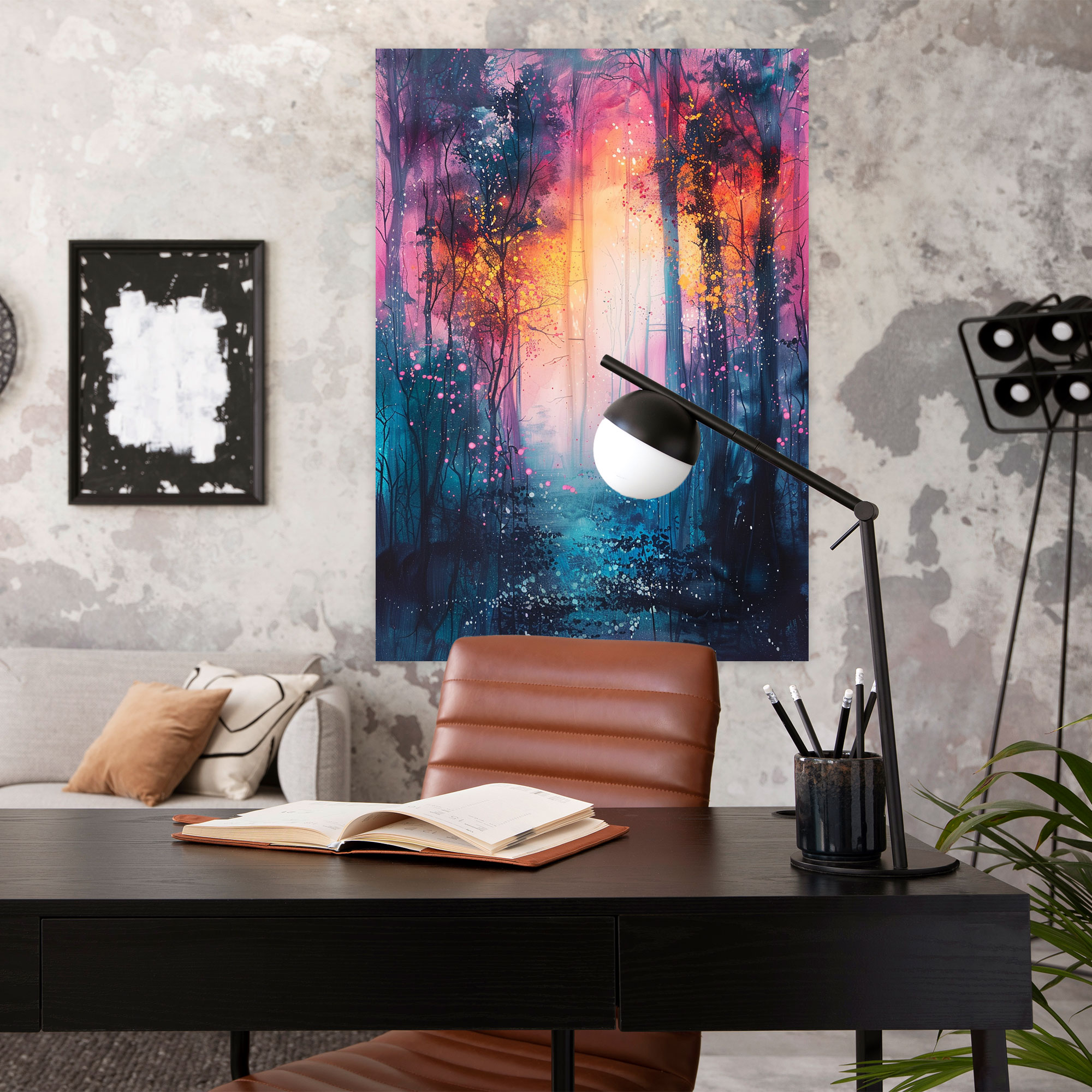 Ashvin Harrison Enchanted Forest Kanvas Tablo - Orman Temalı Duvar Sanatı