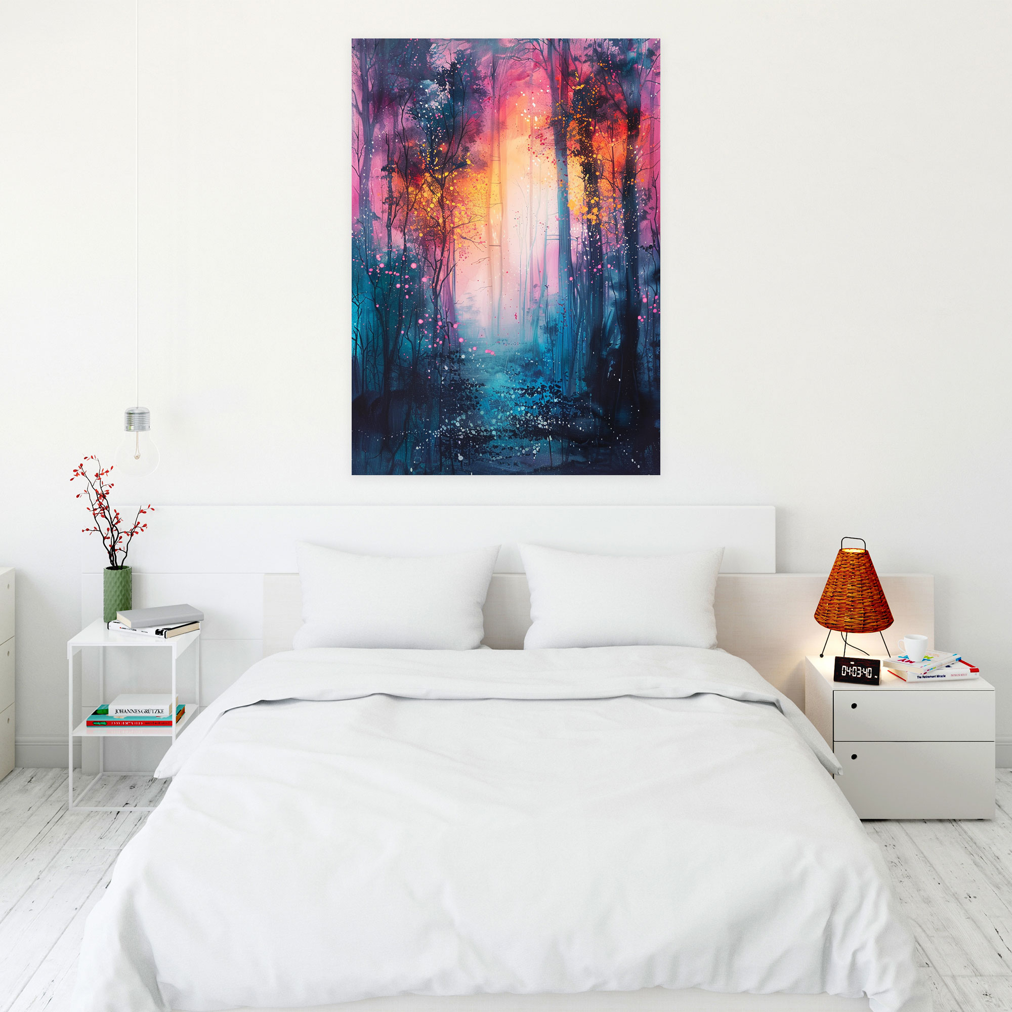 Ashvin Harrison Enchanted Forest Kanvas Tablo - Orman Temalı Duvar Sanatı