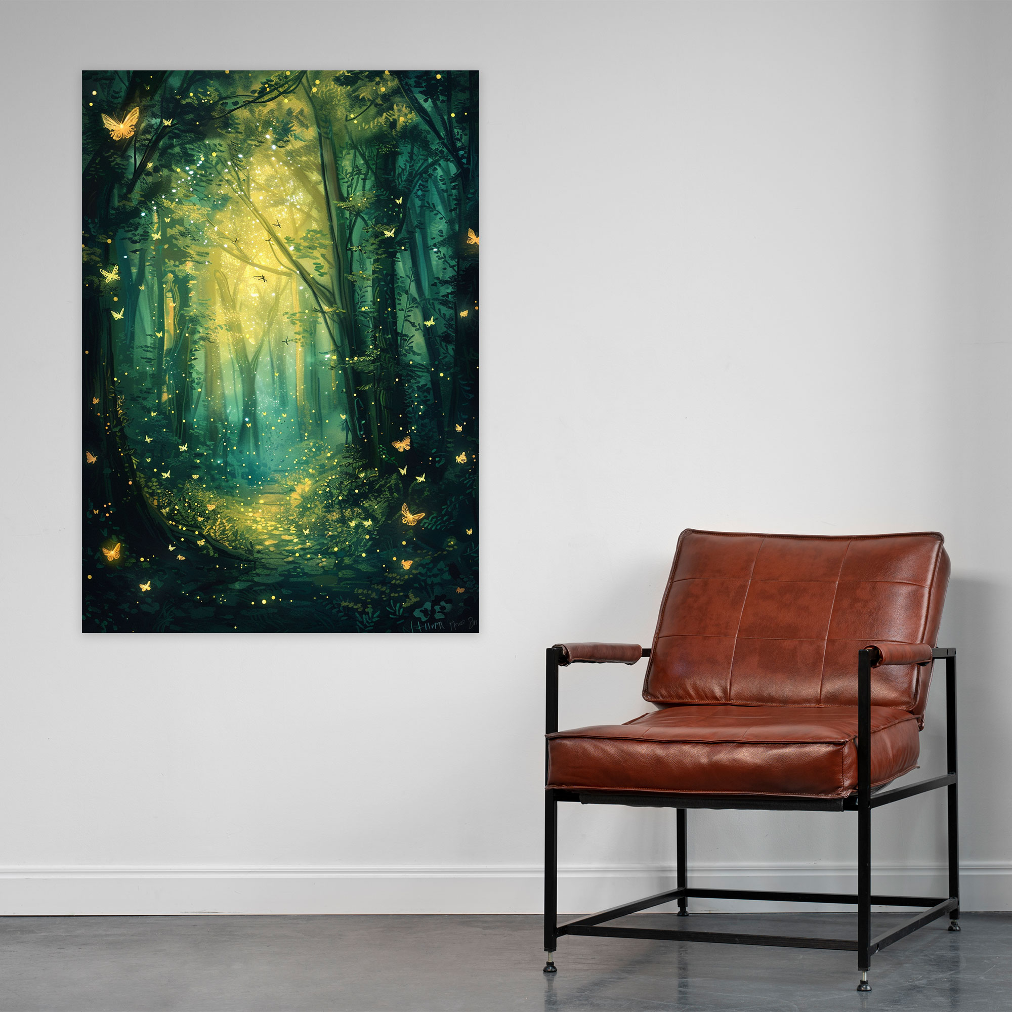 Ashvin Harrison Fireflies Kanvas Tablo - Duvar Sanatı Tasarım Sanat Eseri