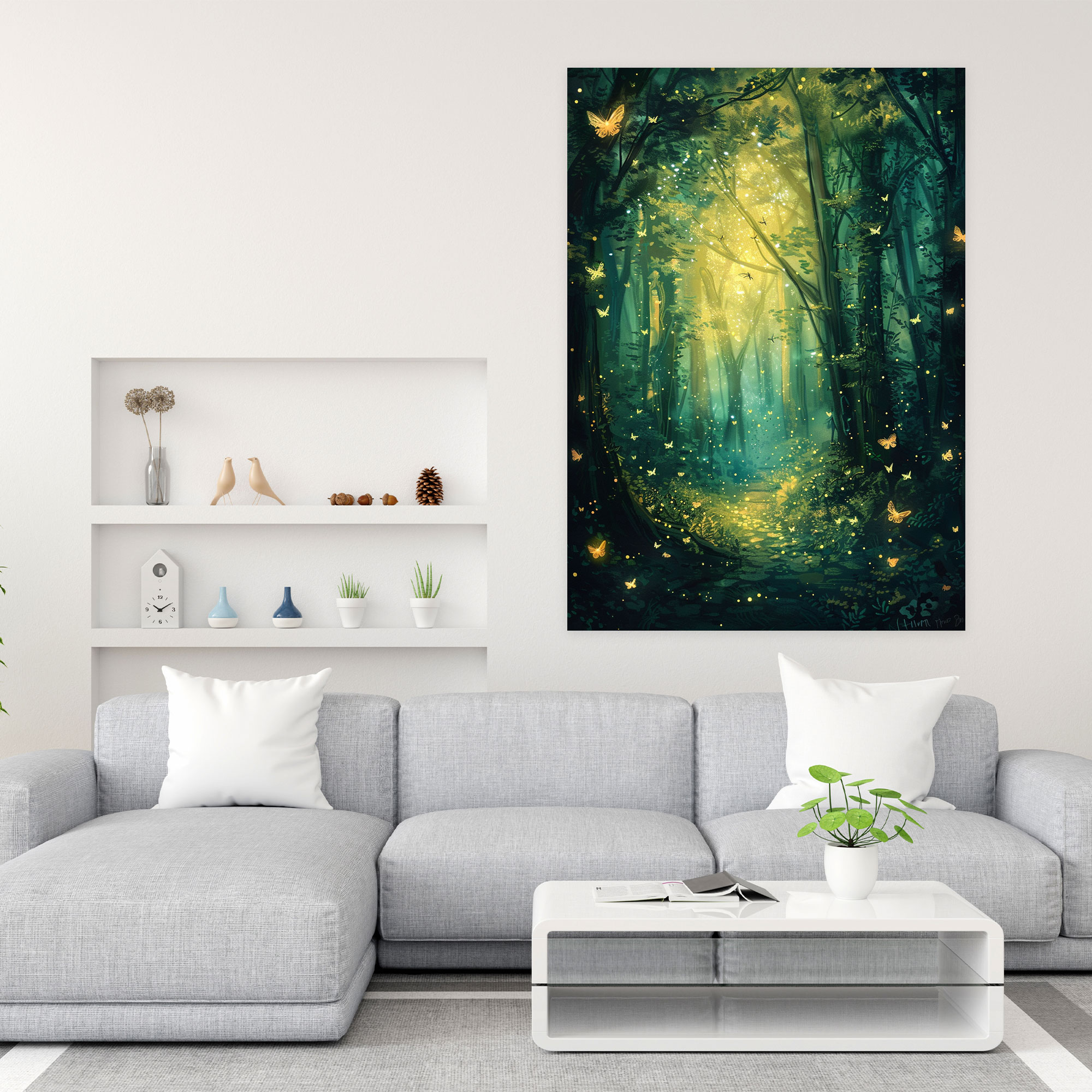 Ashvin Harrison Fireflies Kanvas Tablo - Duvar Sanatı Tasarım Sanat Eseri
