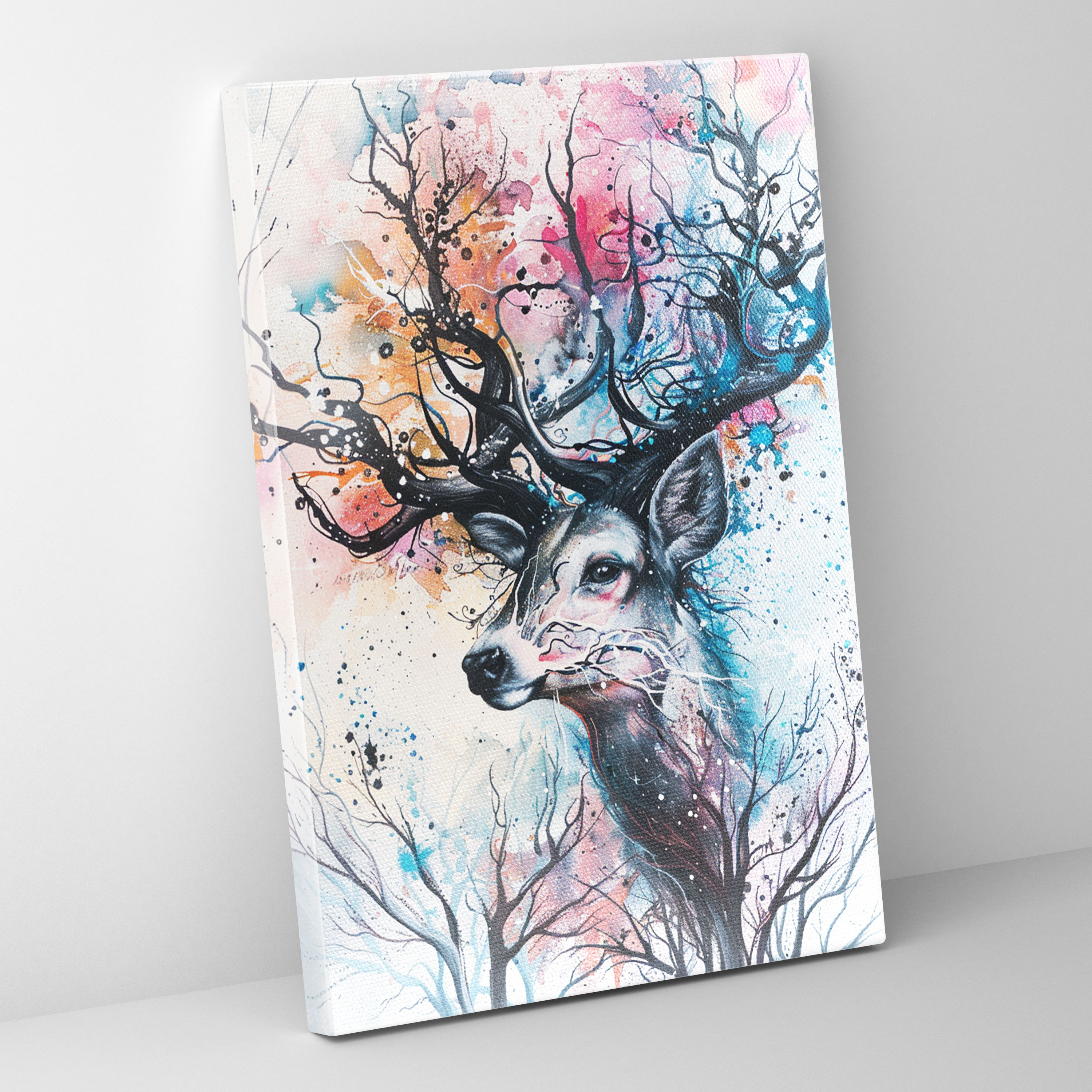 Ashvin Harrison Whimsical Forest Creatures Canvas Print - Ashvin Harrison, Whimsical, Forest, Wall Art