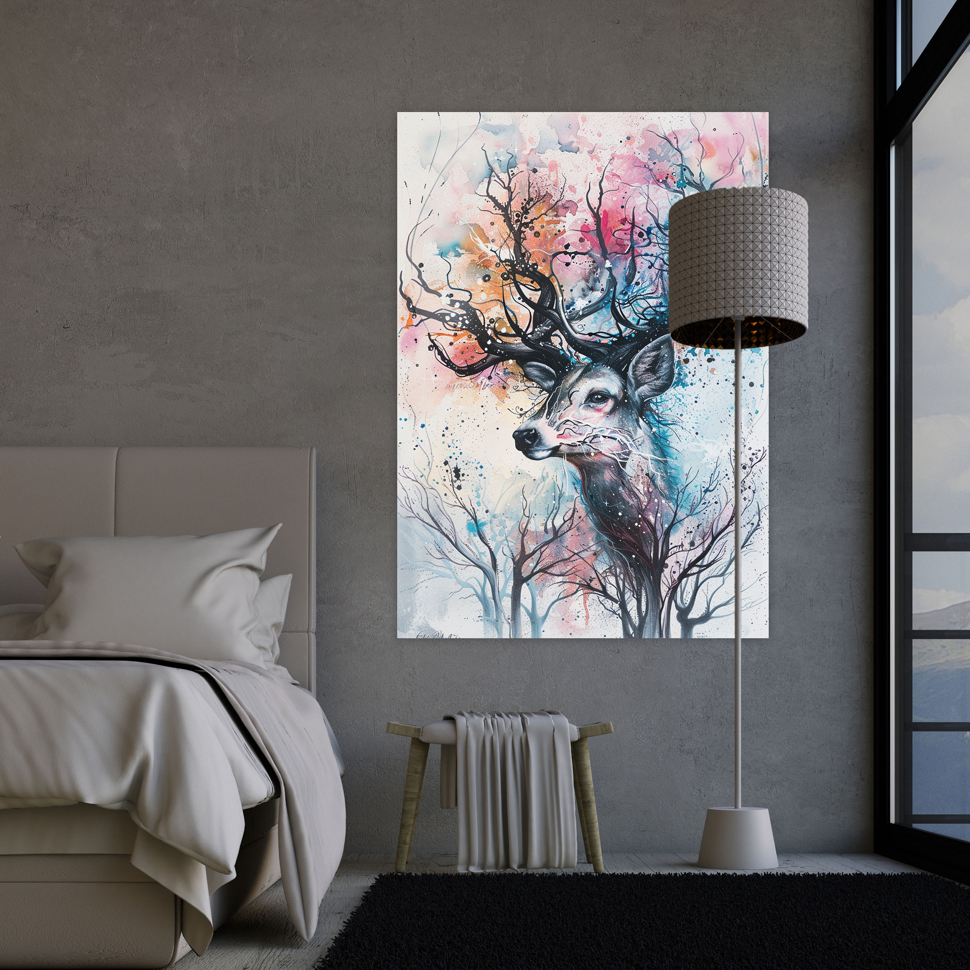 Ashvin Harrison Whimsical Forest Creatures Canvas Print - Ashvin Harrison, Whimsical, Forest, Wall Art
