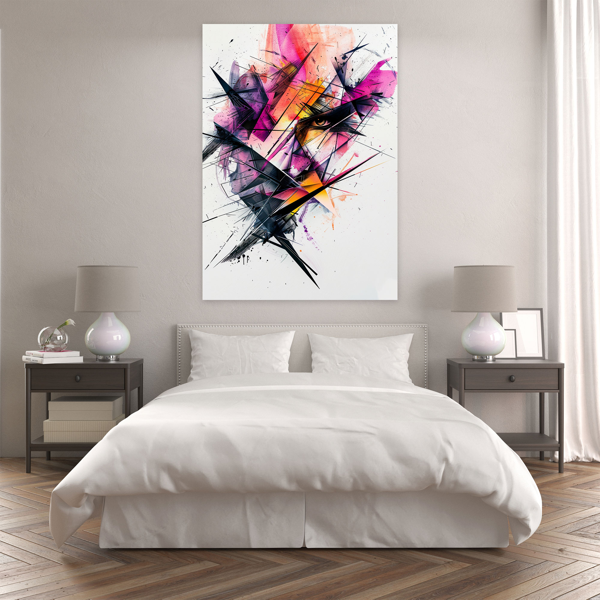 Abstract Geometric Ashvin Harrison Canvas Print - Ashvin Harrison, Canvas Print, Canvas Wall Art, Ashvin Harrison