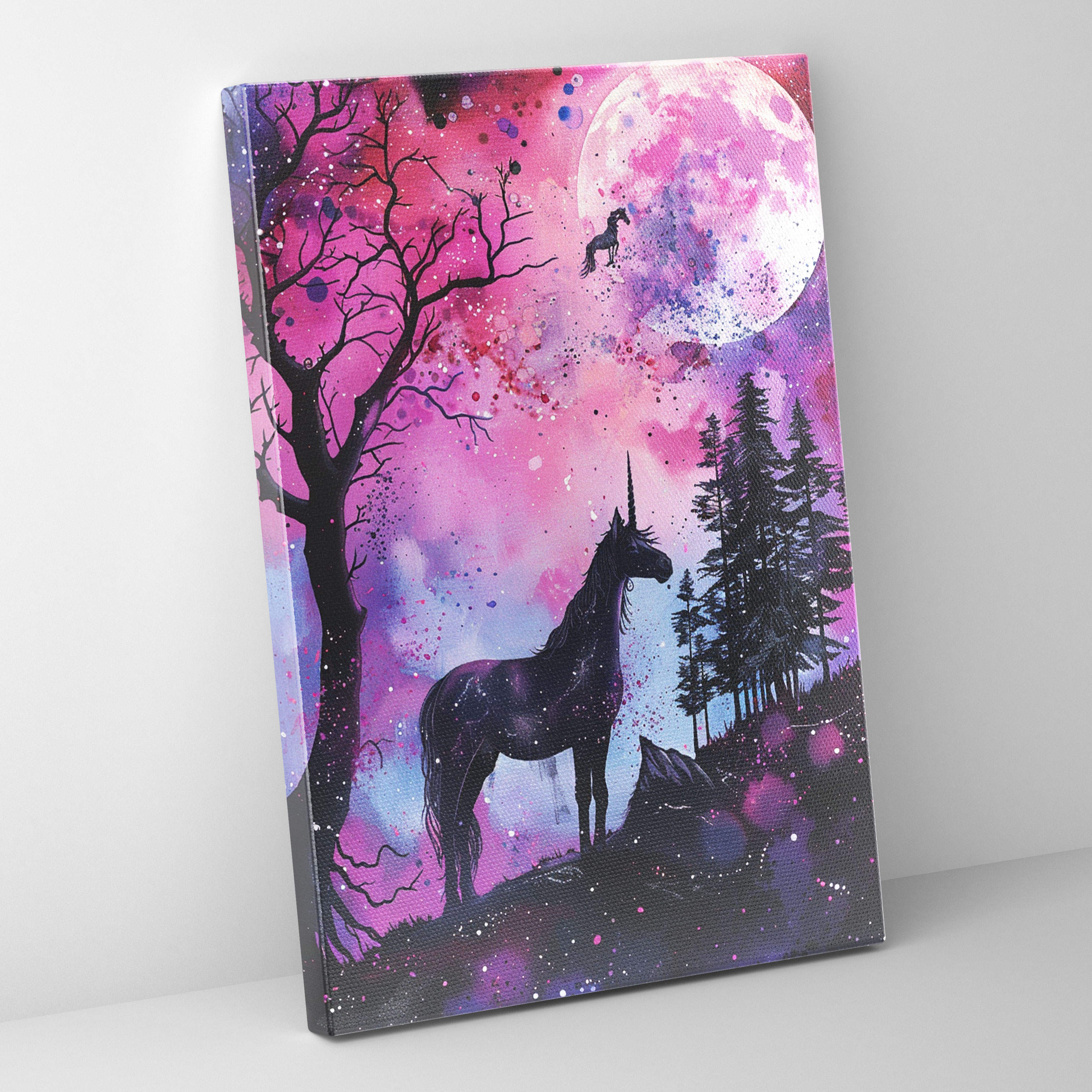 Ashvin Harrison Unicorn Duvar Sanatı - Kanvas Tablo Mistik Unicorn Duvar Sanatı