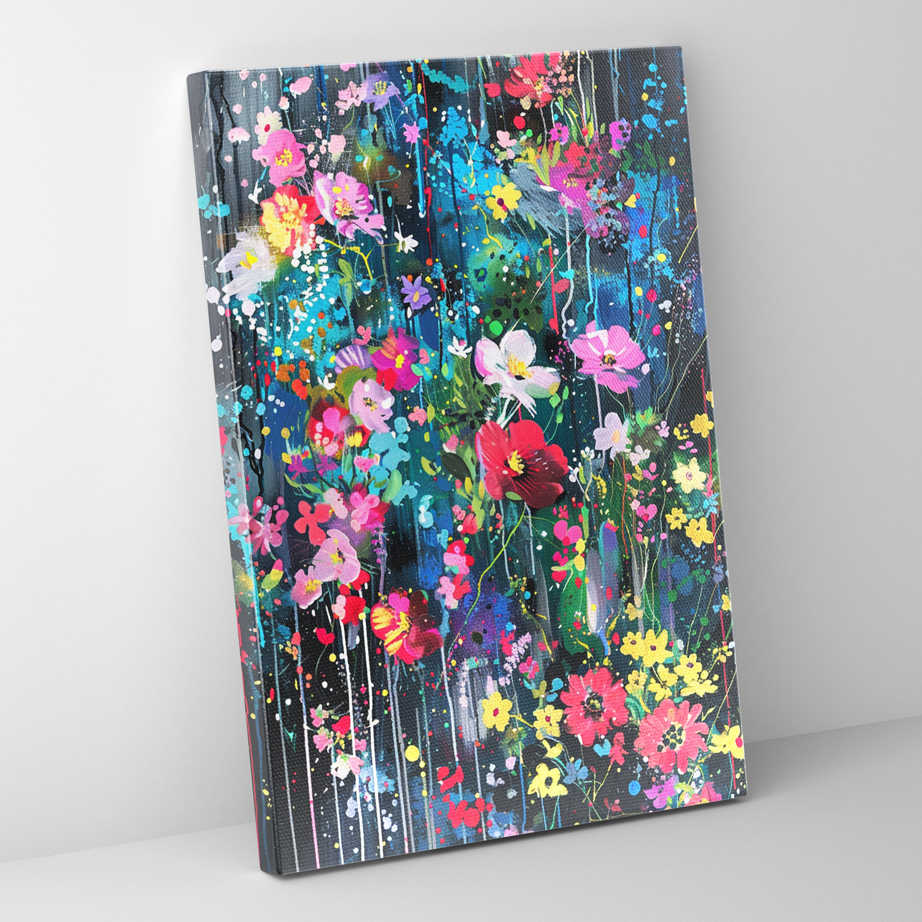 Ashvin Harrison Whimsical Garden Wall Decoration - Ashvin Harrison, Blooming Flowers, Ashvin Harrison, Whimsical Garden