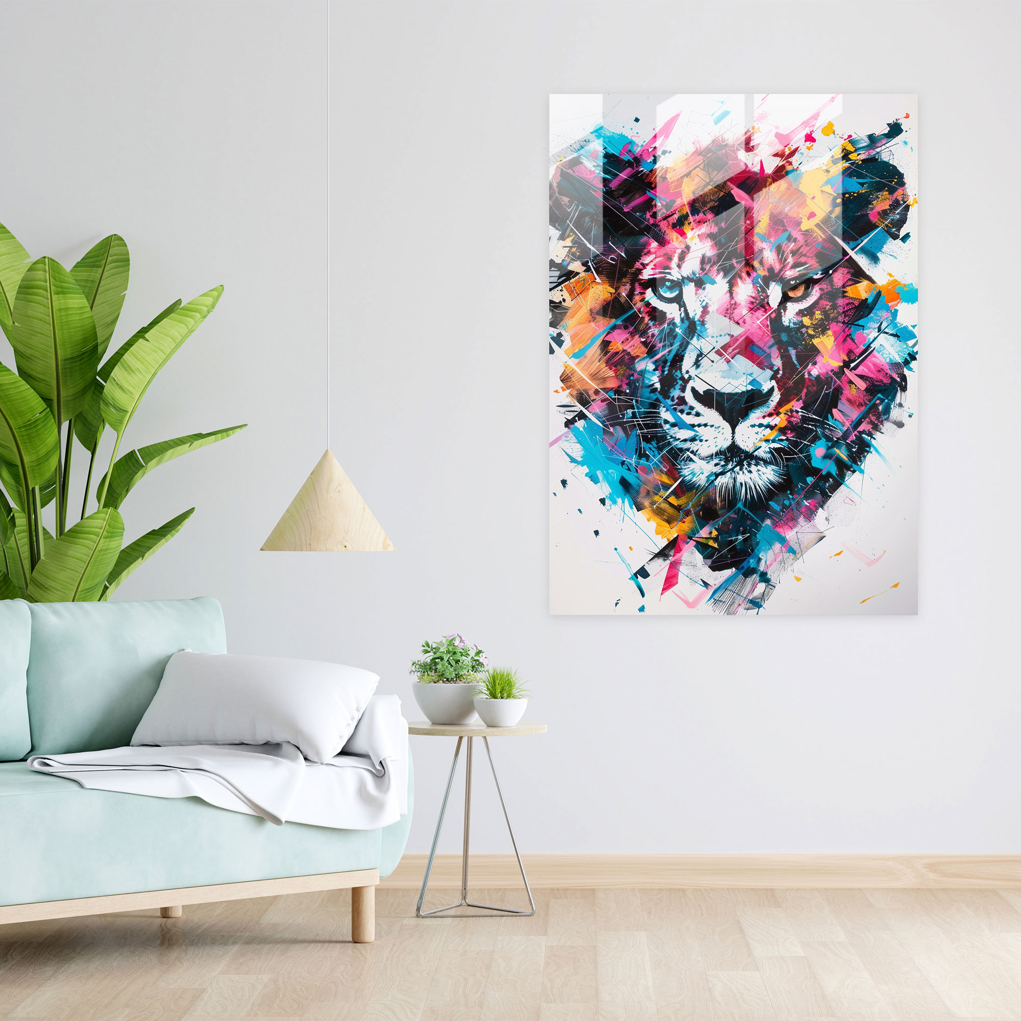 Ashvin Harrison Home Decoration: Geometric Shapes And Patterns - Ashvin Harrison, Glass Art, Modern Art, Glass Wall Art