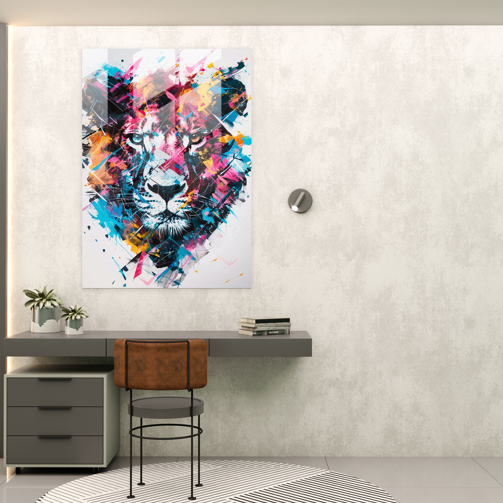 Ashvin Harrison Home Decoration: Geometric Shapes And Patterns - Ashvin Harrison, Glass Art, Modern Art, Glass Wall Art