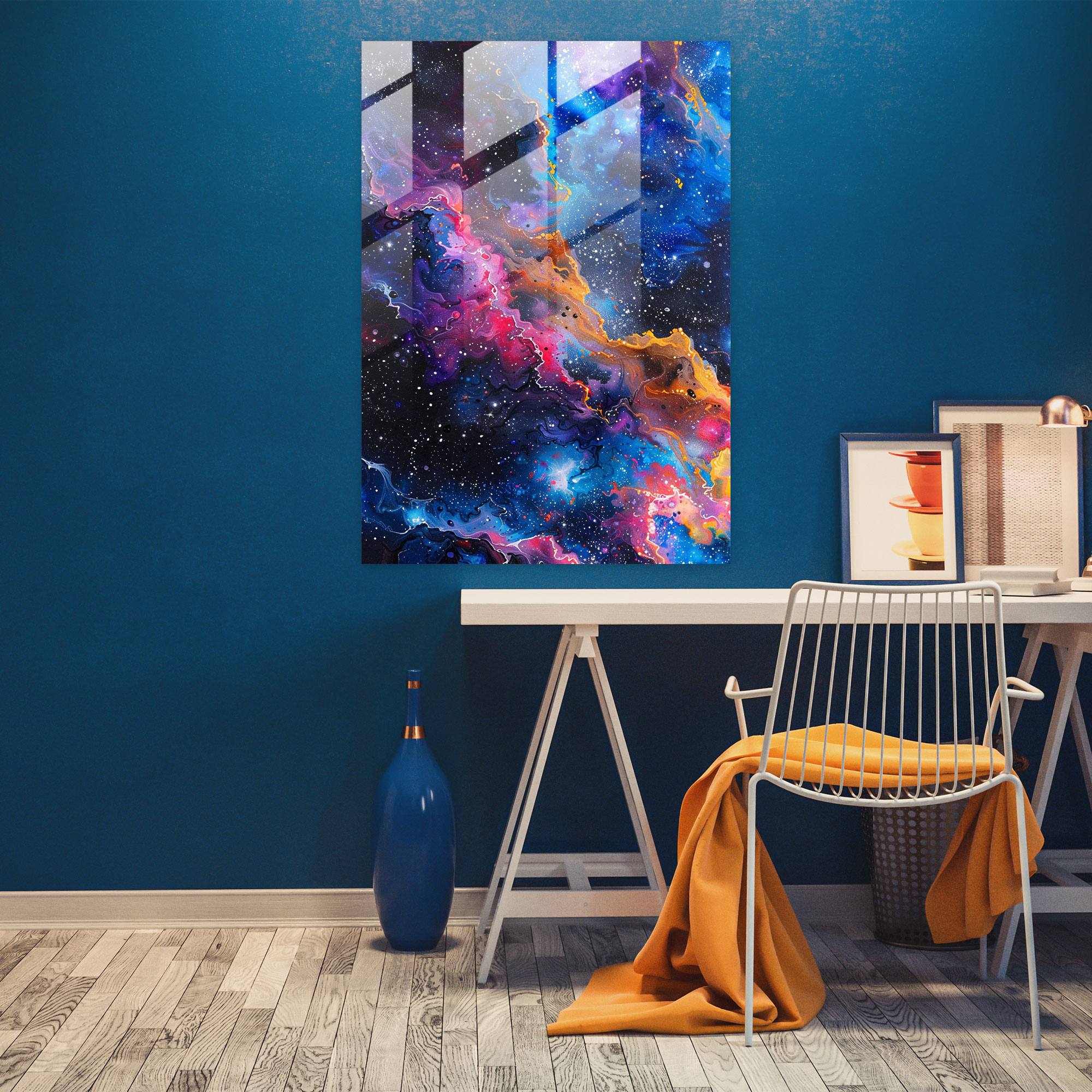 Ashvin Harrison Modern Art - Ashvin Harrison, Glass Wall Art, Glass Art, Glass Print