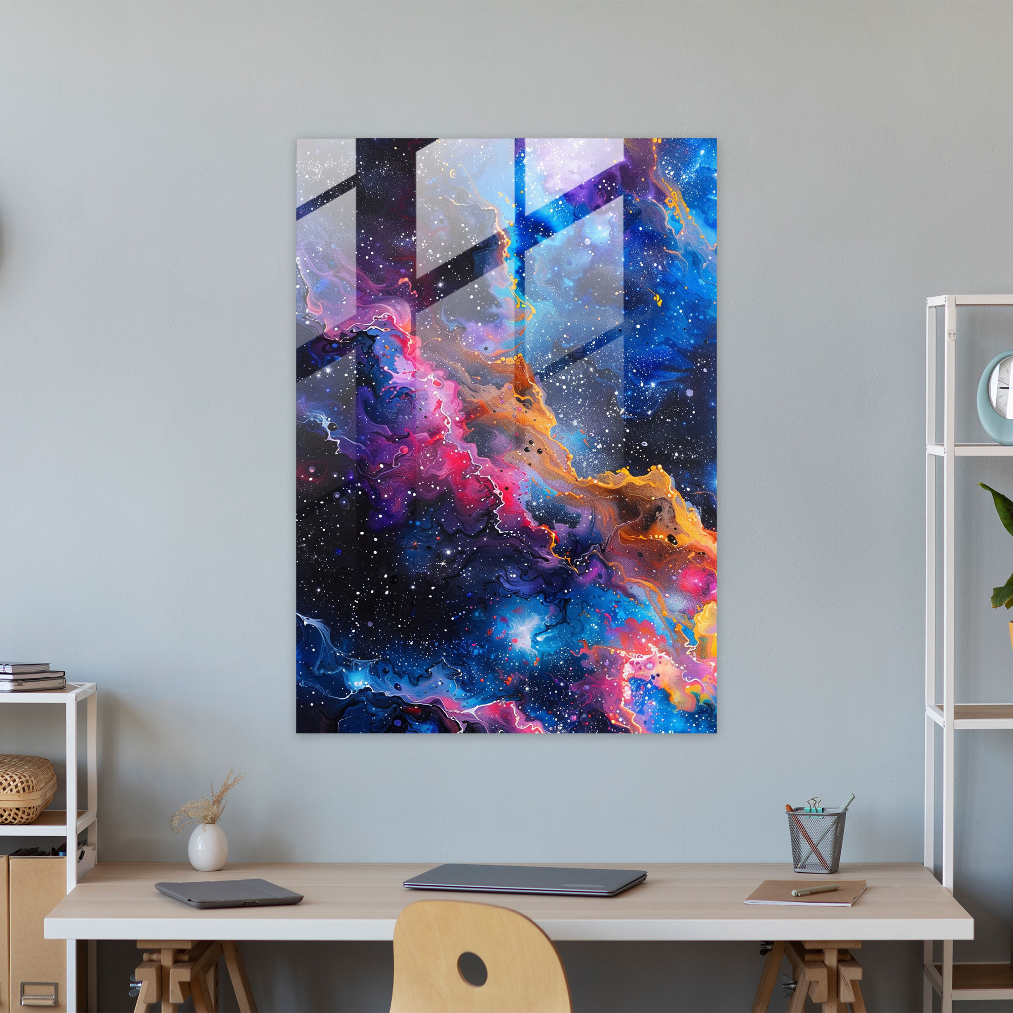 Ashvin Harrison Modern Art - Ashvin Harrison, Glass Wall Art, Glass Art, Glass Print