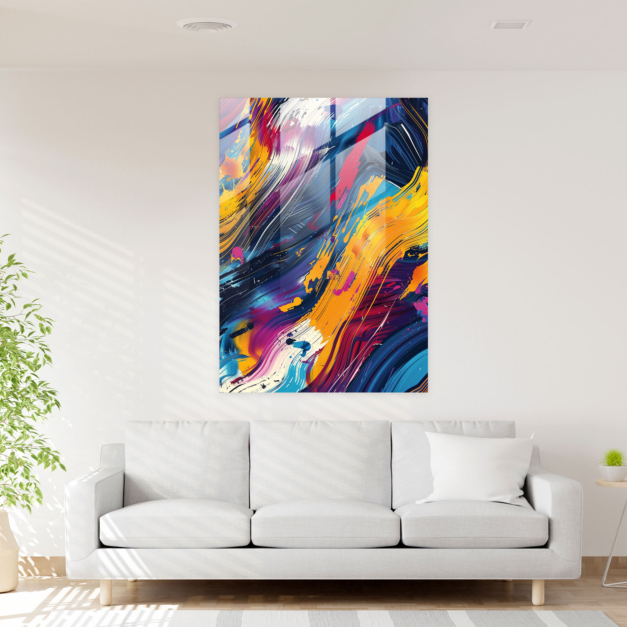Ashvin Harrison Glass Wall Art - Ashvin Harrison, Wall Decoration, Home Decoration, Glass Wall Art