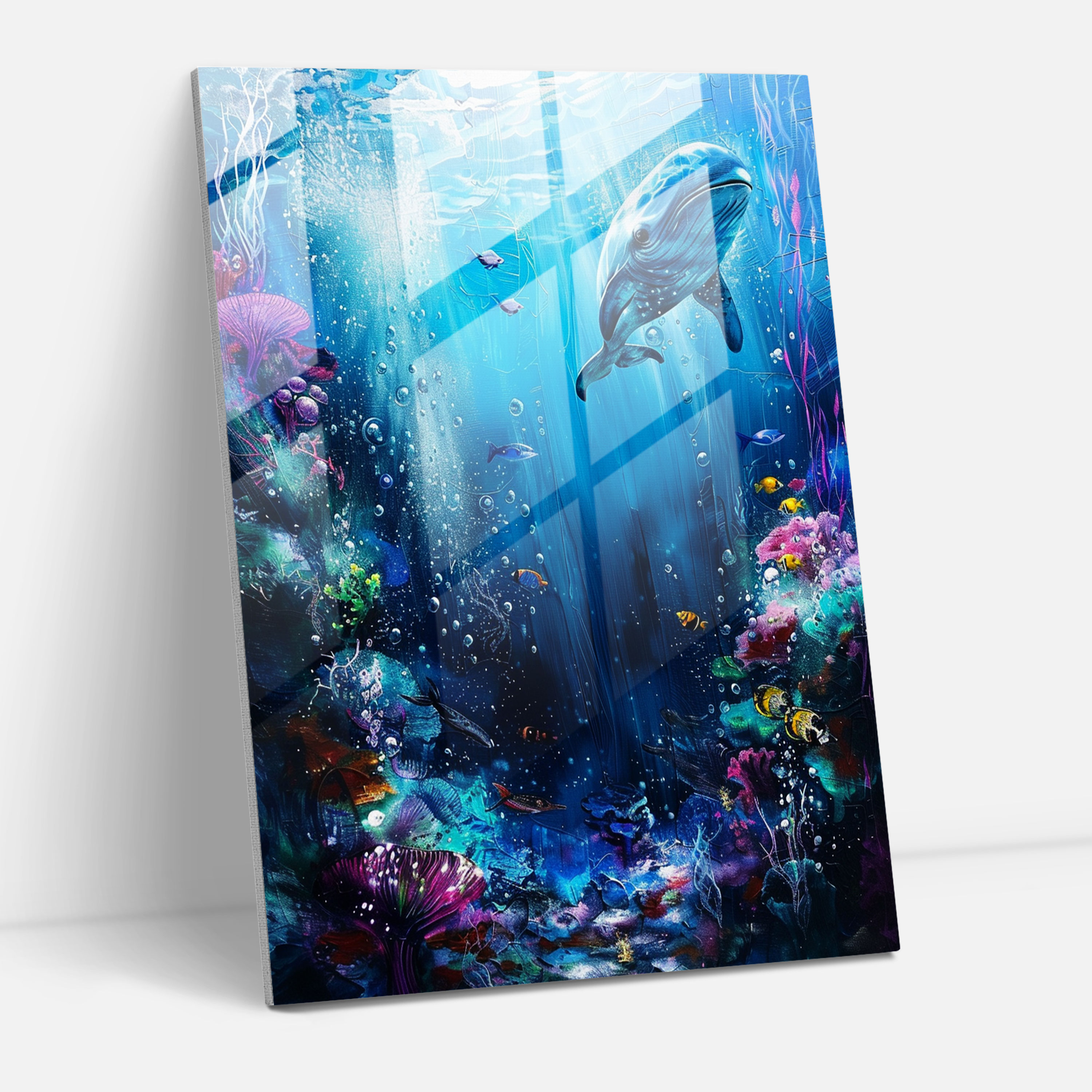 Ashvin Harrison Home Decoration - Ashvin Harrison, Glass Print, Modern Art, Glass Wall Art