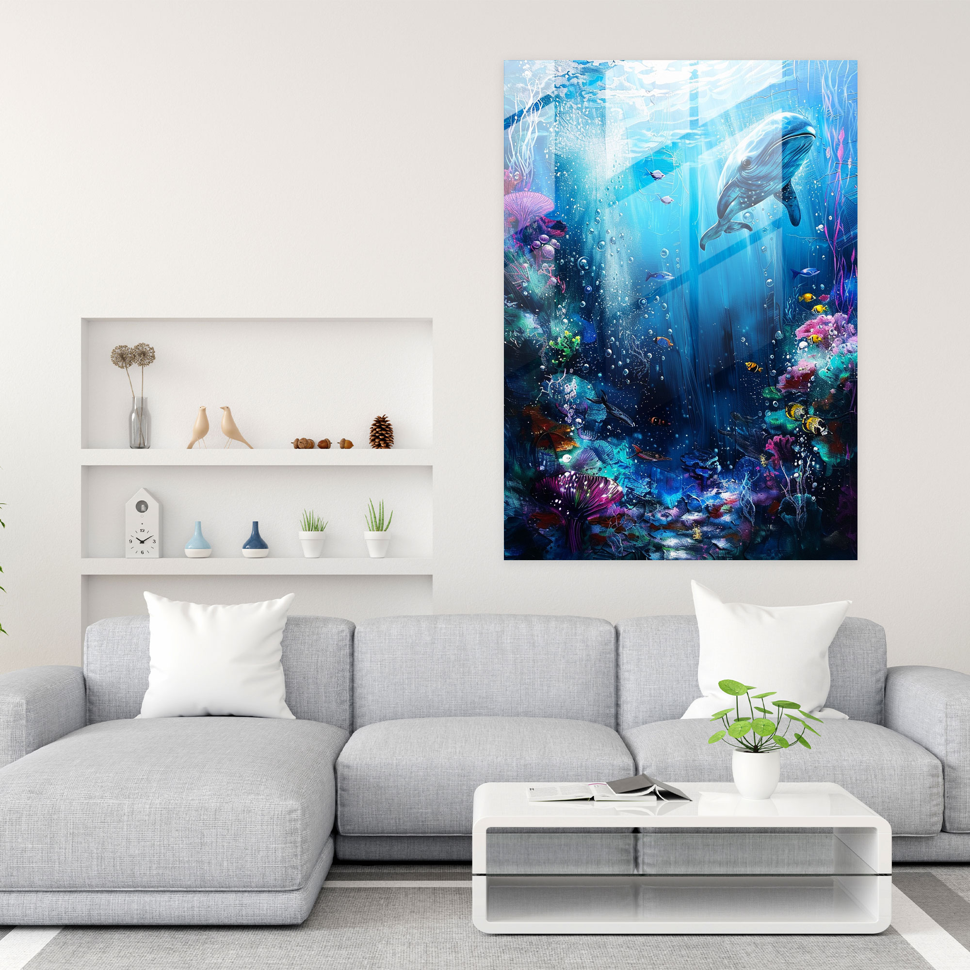 Ashvin Harrison Home Decoration - Ashvin Harrison, Glass Print, Modern Art, Glass Wall Art