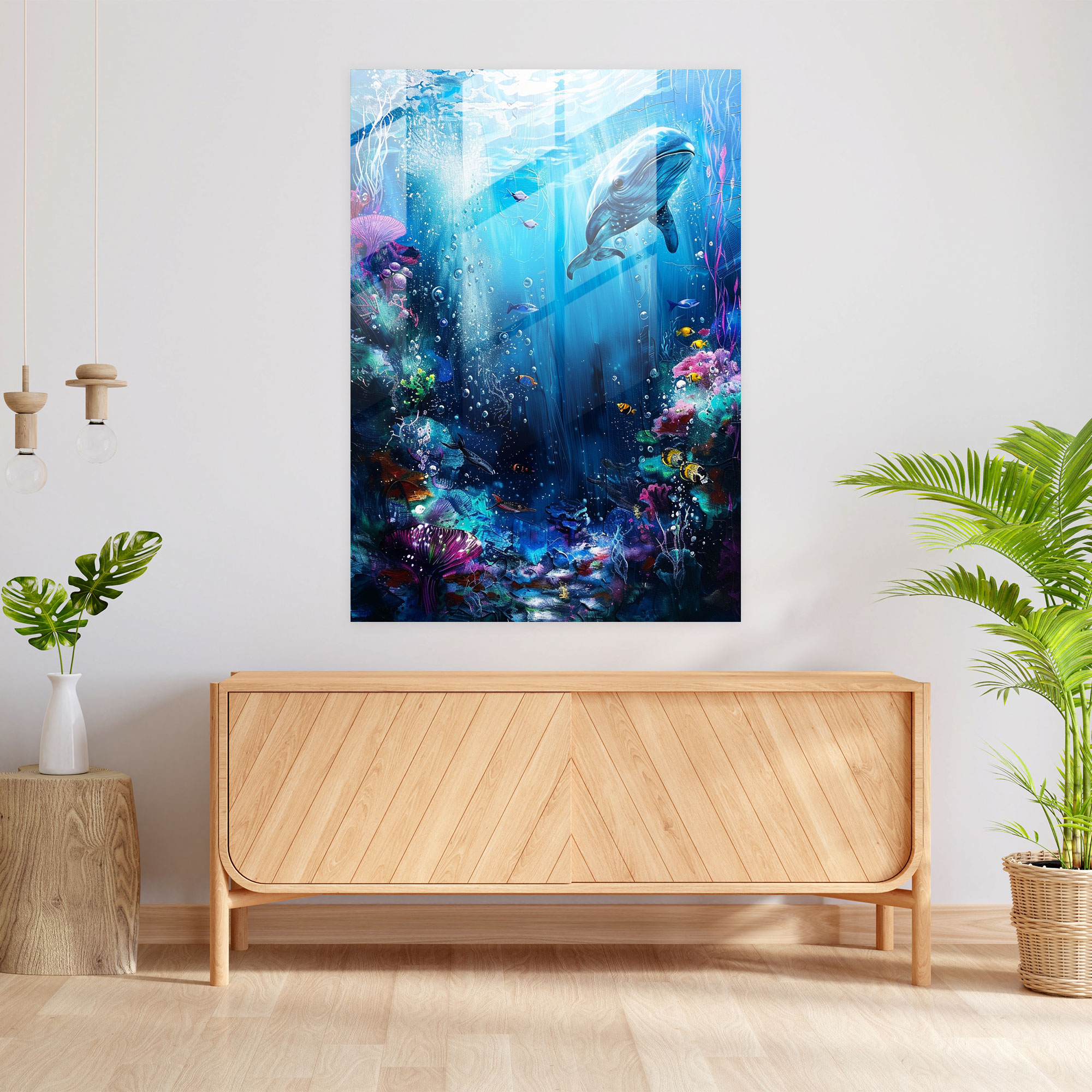 Ashvin Harrison Home Decoration - Ashvin Harrison, Glass Print, Modern Art, Glass Wall Art