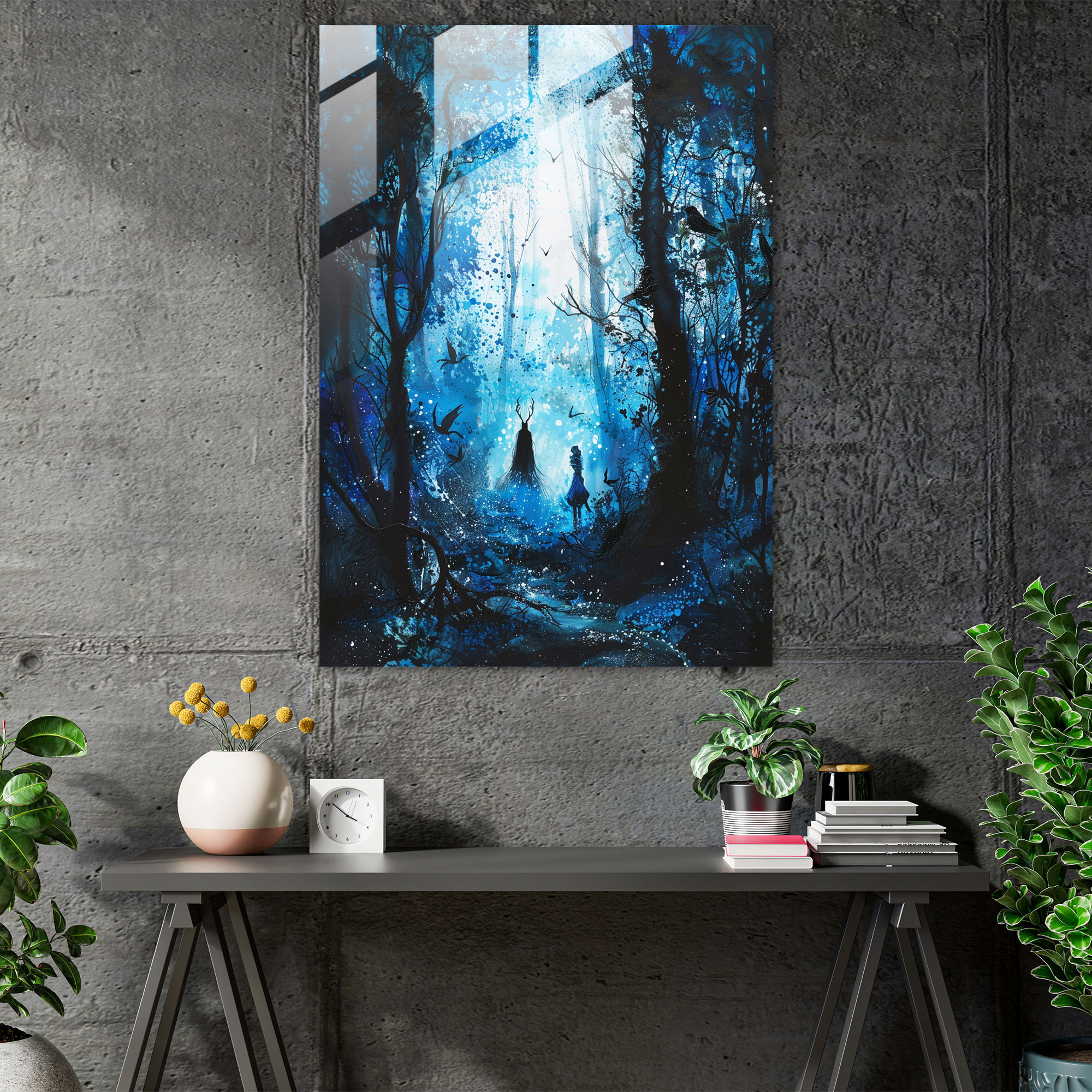 Enchanted Forest Glass Wall Art - Ashvin Harrison, Home Decoration, Glass Print, Ashvin Harrison