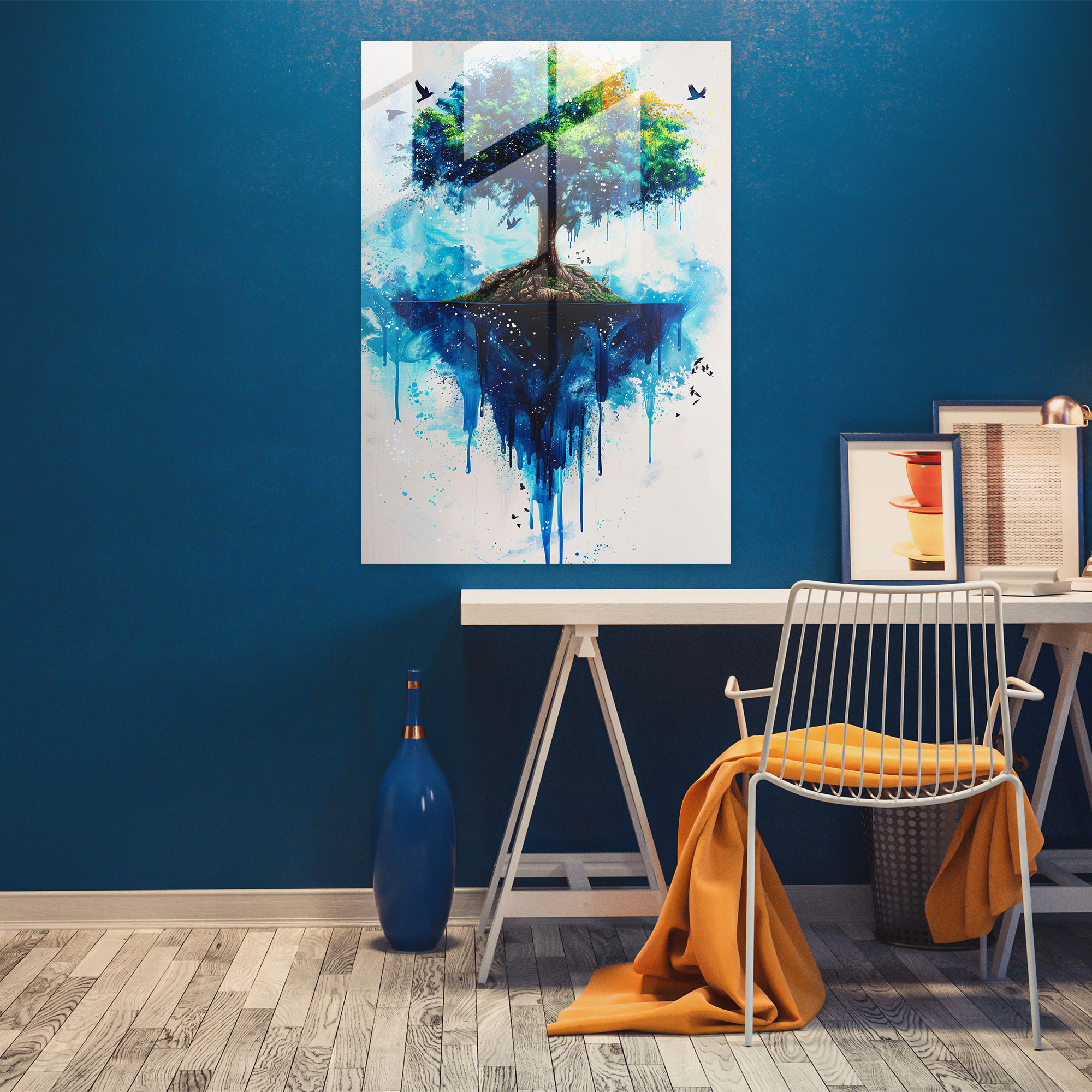 Dreamland Glass Print - Ashvin Harrison, Ashvin Harrison, Home Decoration, Ethereal
