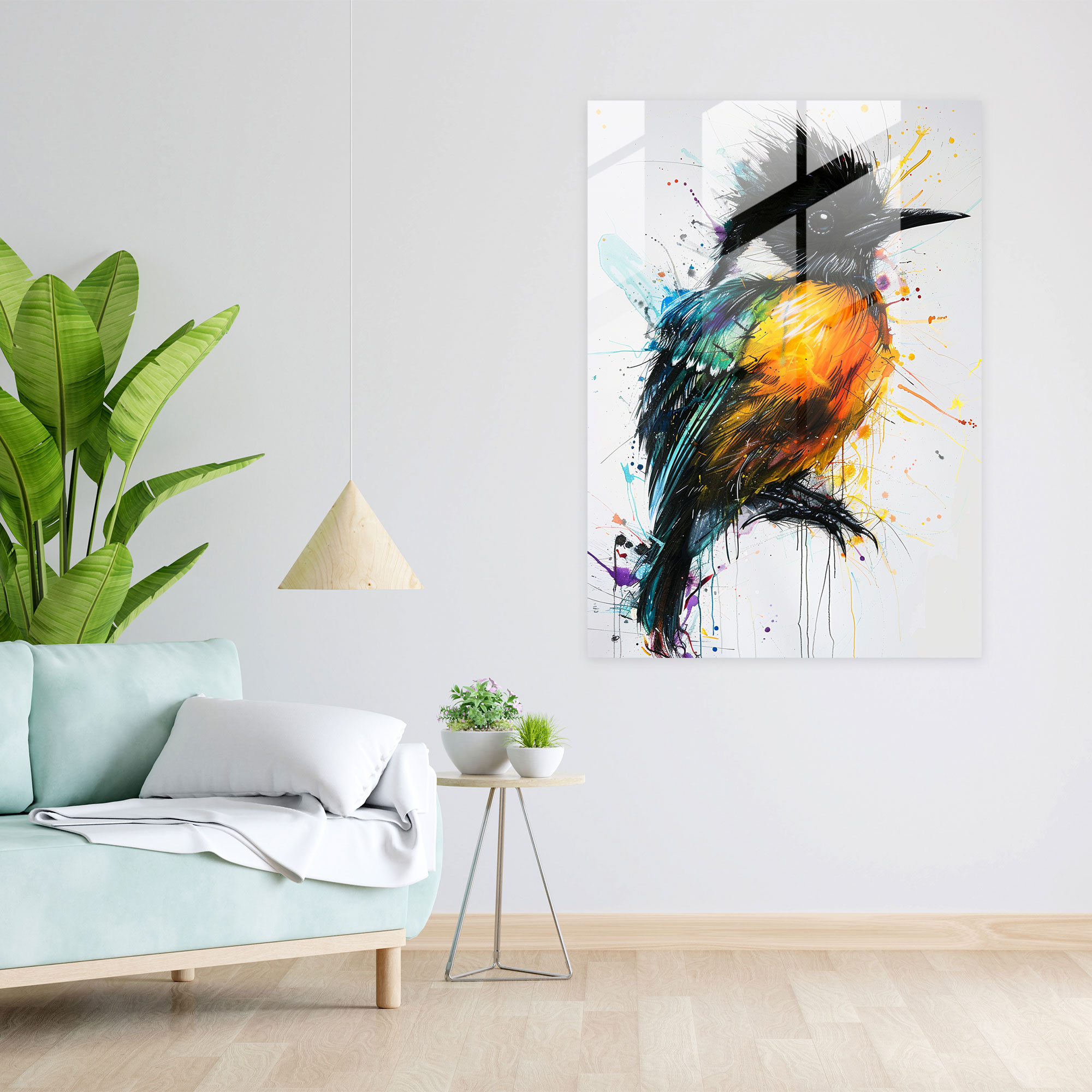Ashvin Harrison Glass Wall Art - Bold Colors And Striking Shapes - Ashvin Harrison, Glass Wall Art, Ashvin Harrison, Glass Art